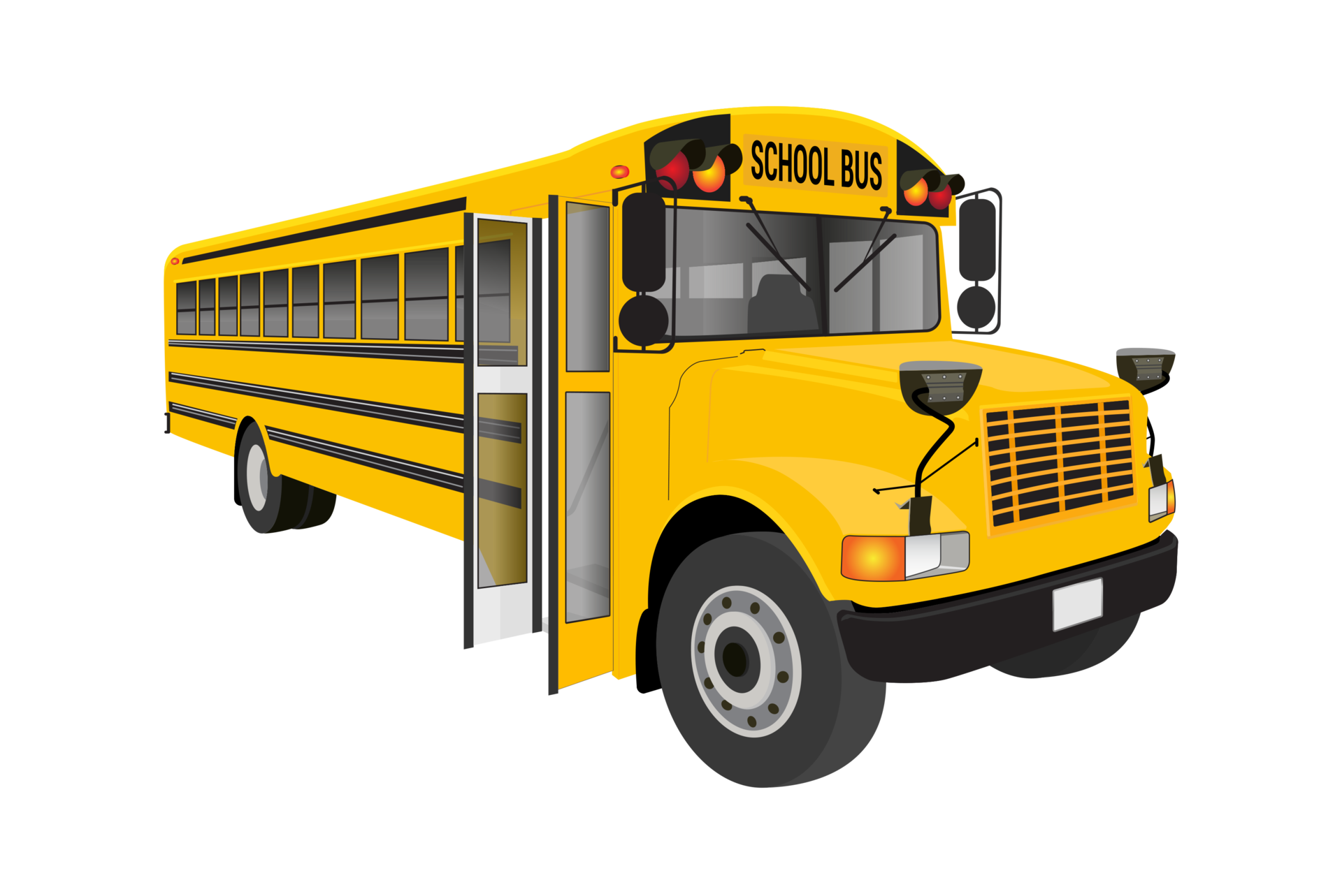Yellow bus school isolated 24959836 PNG