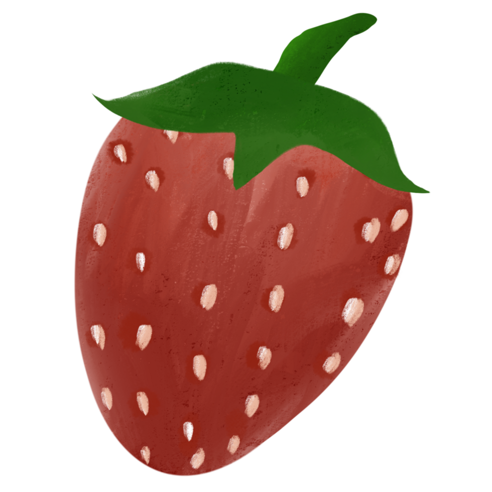 Strawberry element for decorations. png