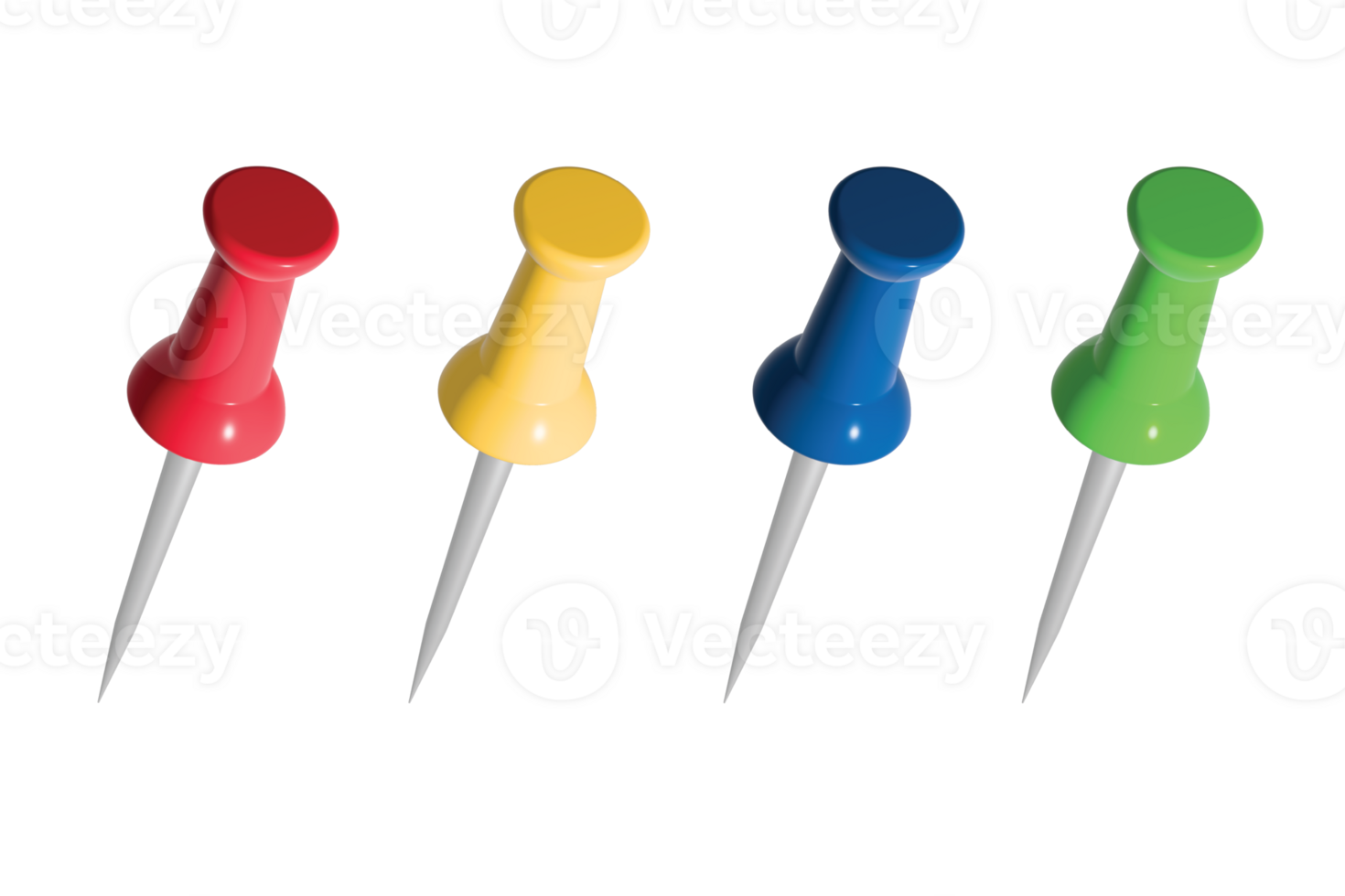 pins 3D set png
