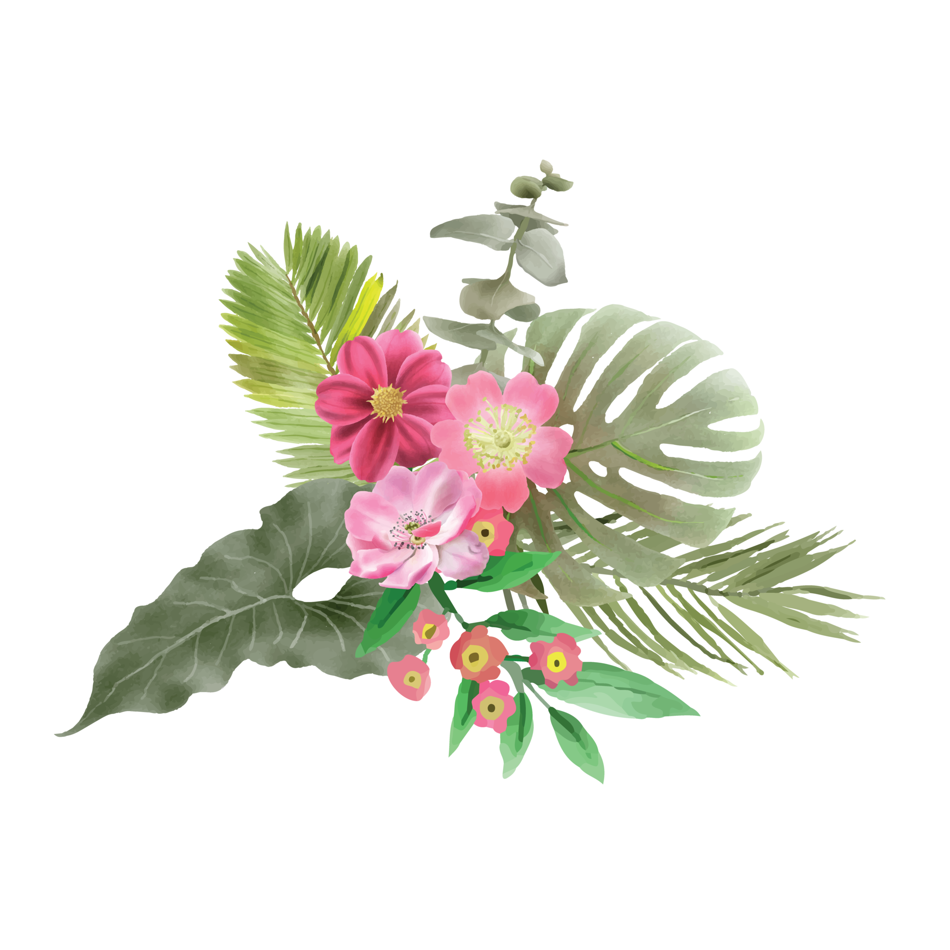 hand-drawn-tropical-floral-sticker-collection-24959936-png
