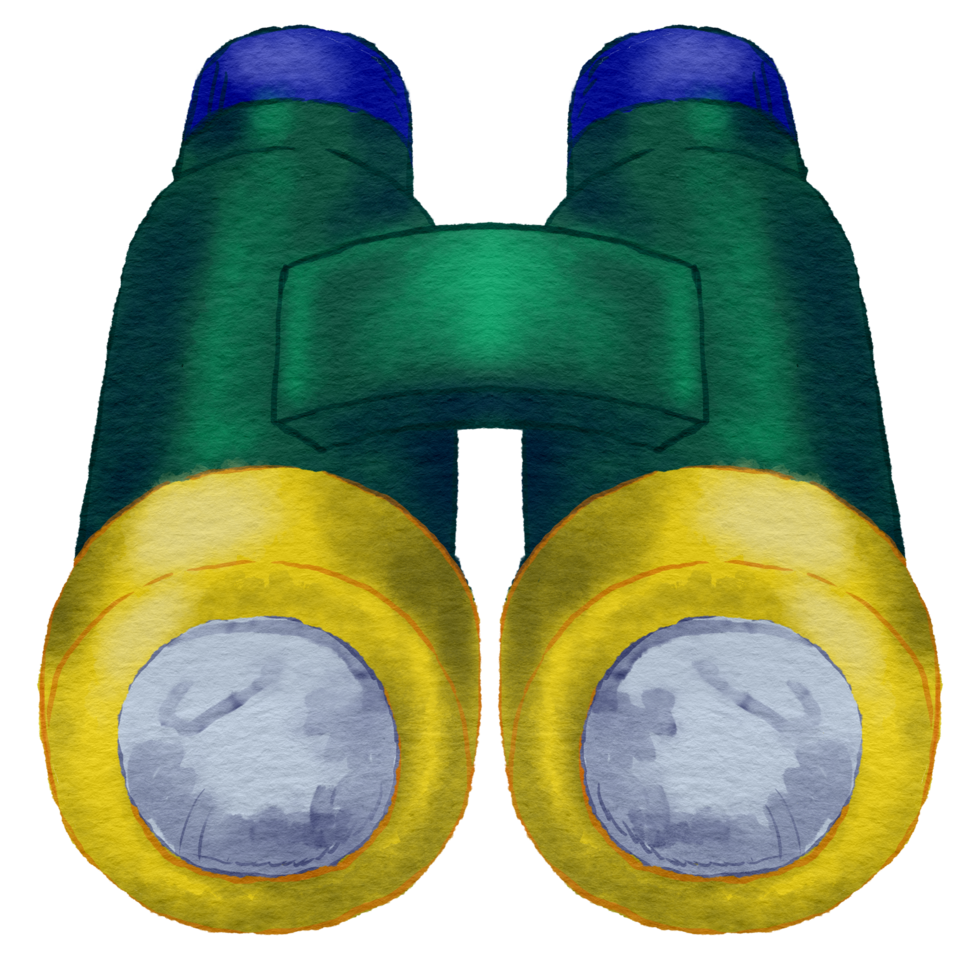 olika vandring och camping Utrustning vattenfärg element. png