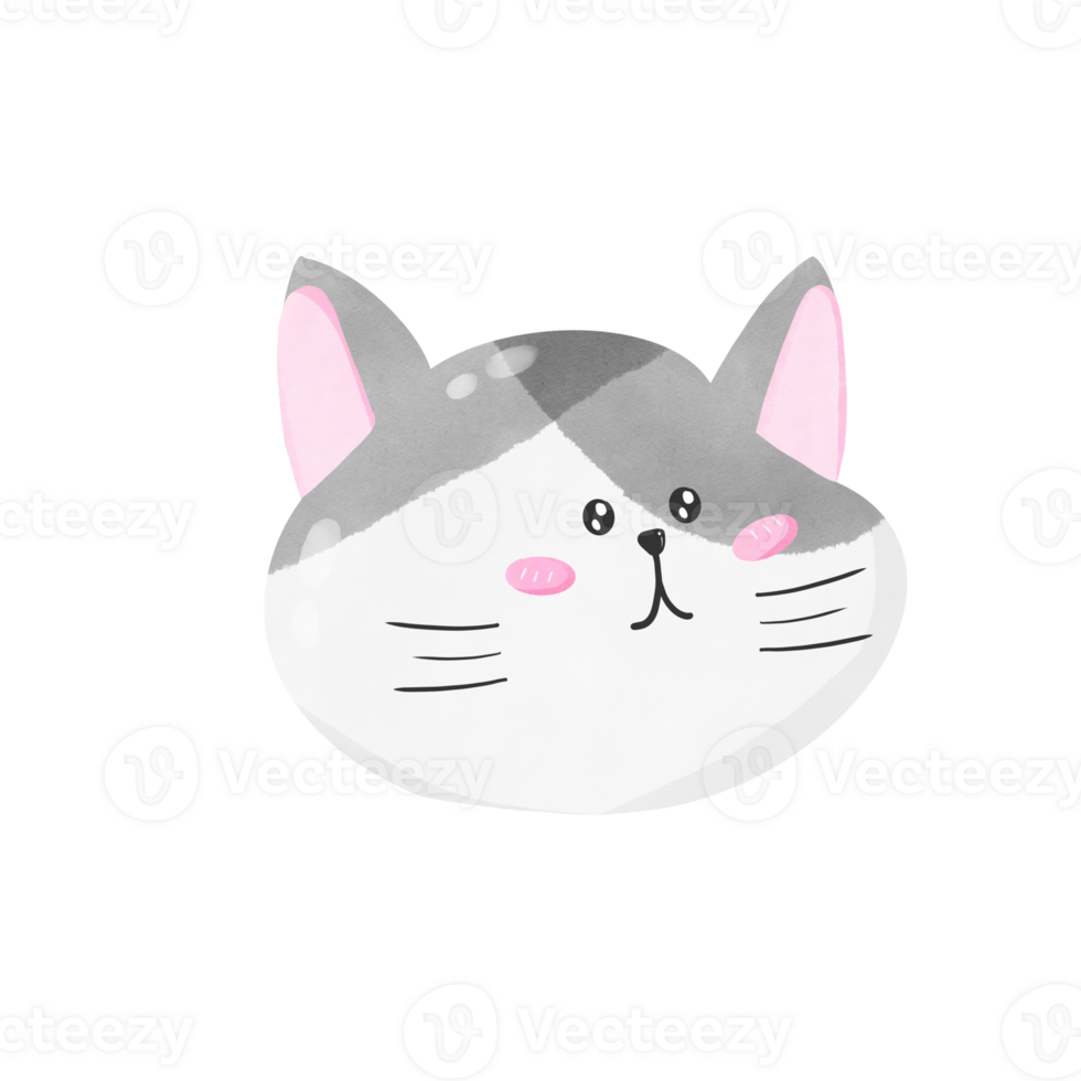 Head Little fat cat png