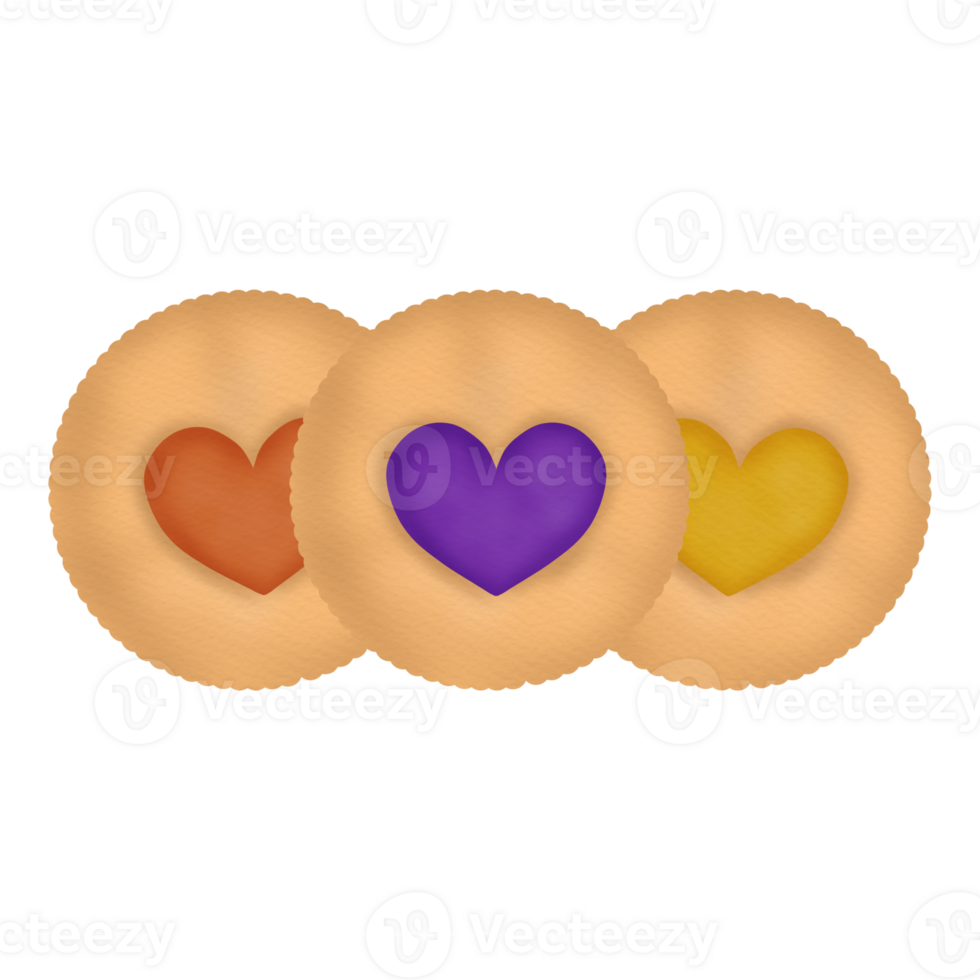 Biscuit cookie and Jam png