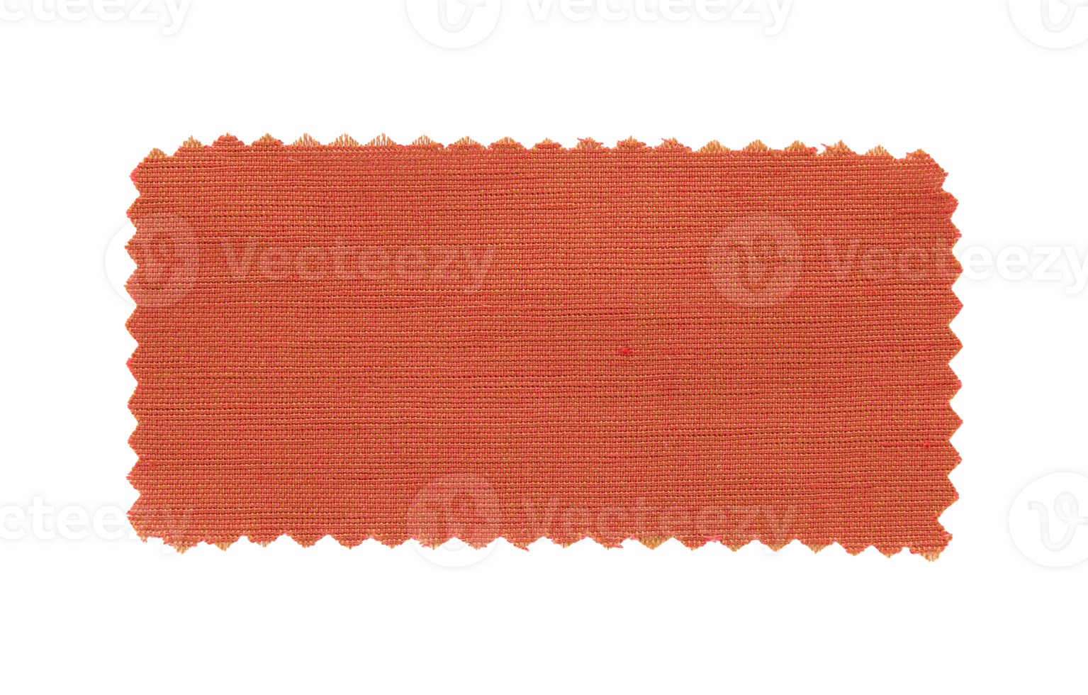 Red fabric swatch samples texture isolated with clipping path png
