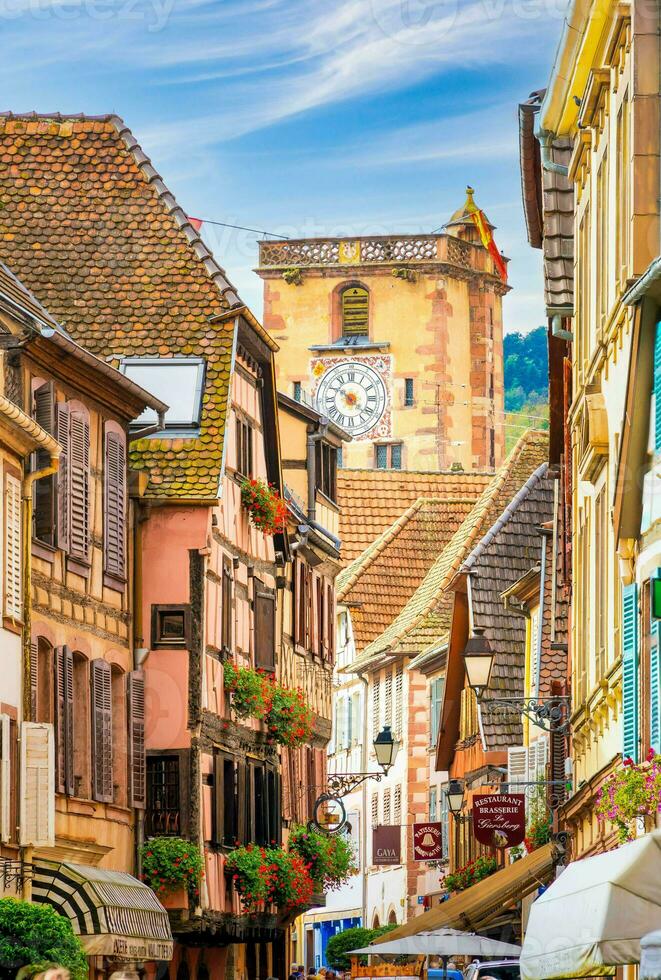 paisaje de Alsacia región en Francia foto