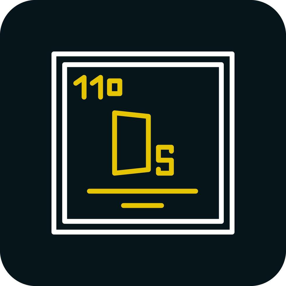 Darmstadtium Vector Icon Design