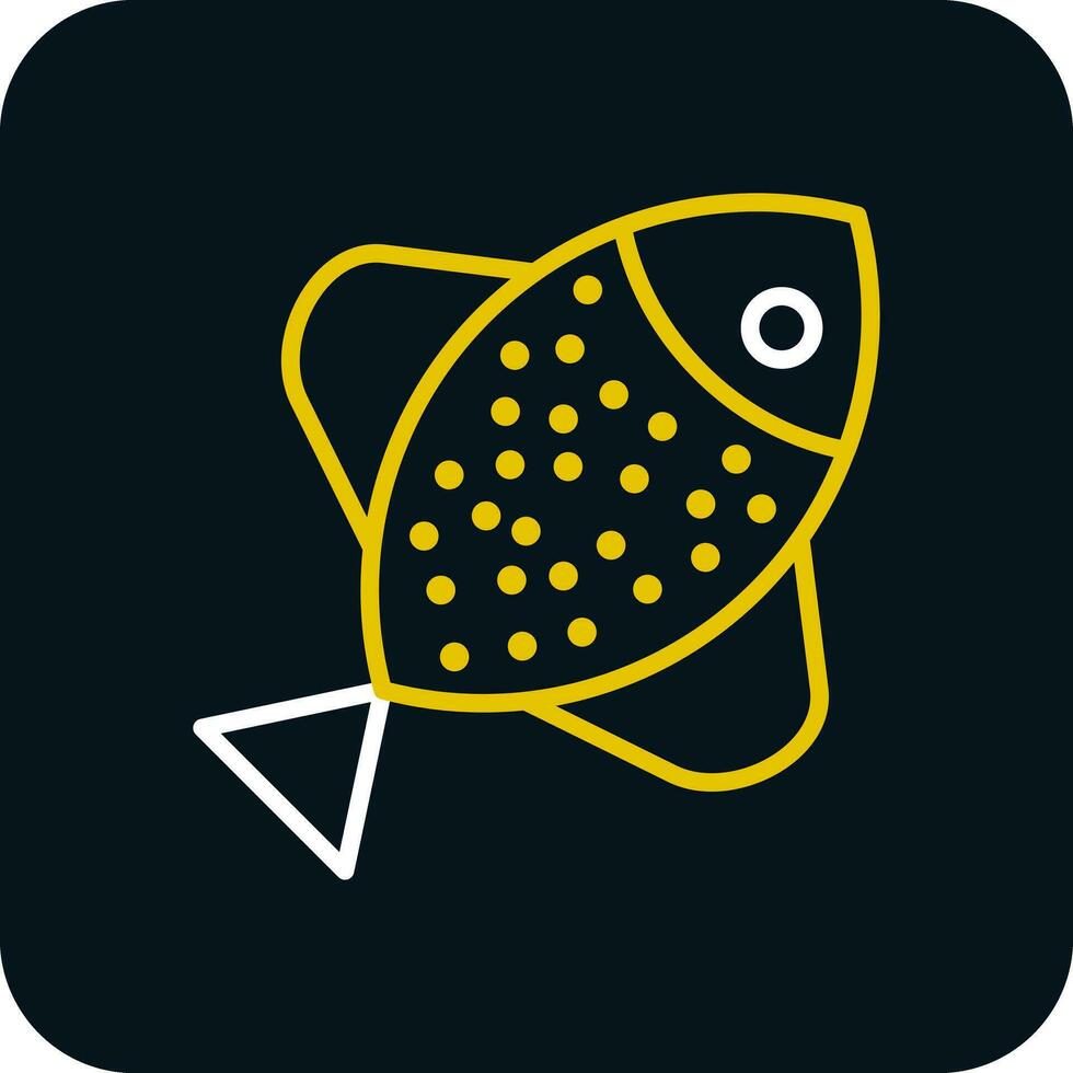 diseño de icono de vector de pescado