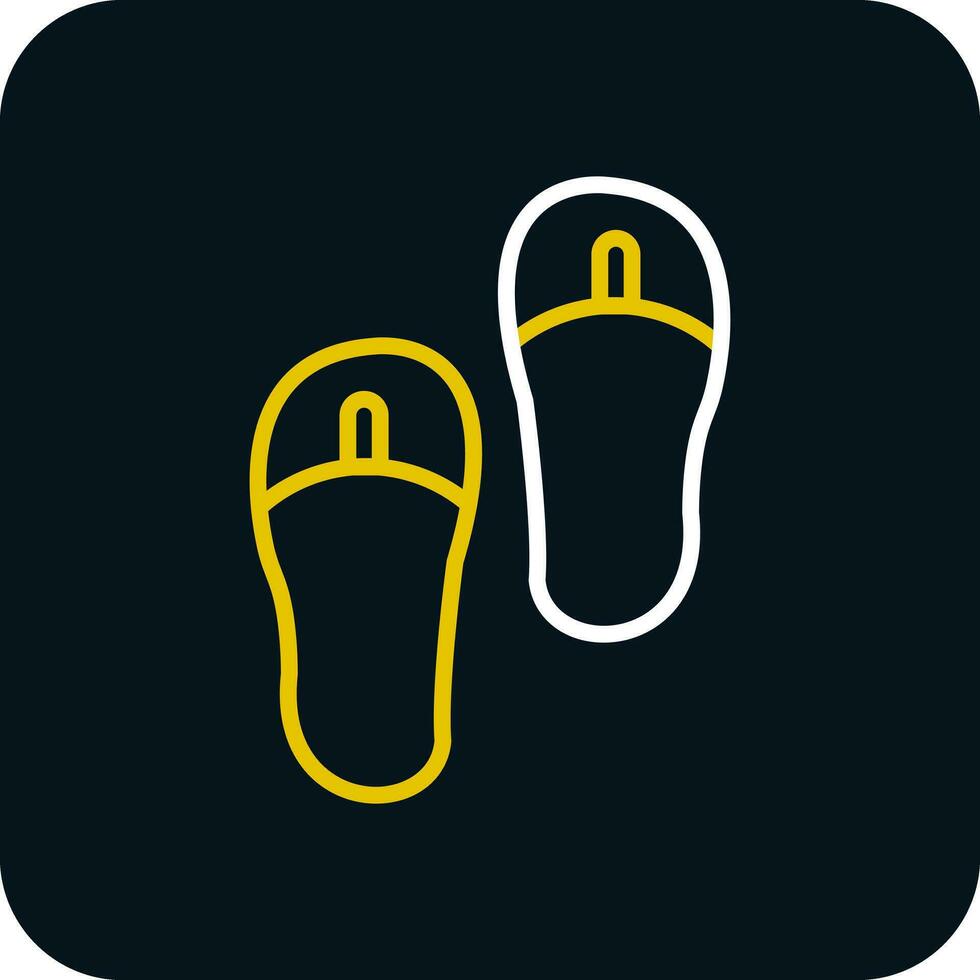 Flip flops Vector Icon Design