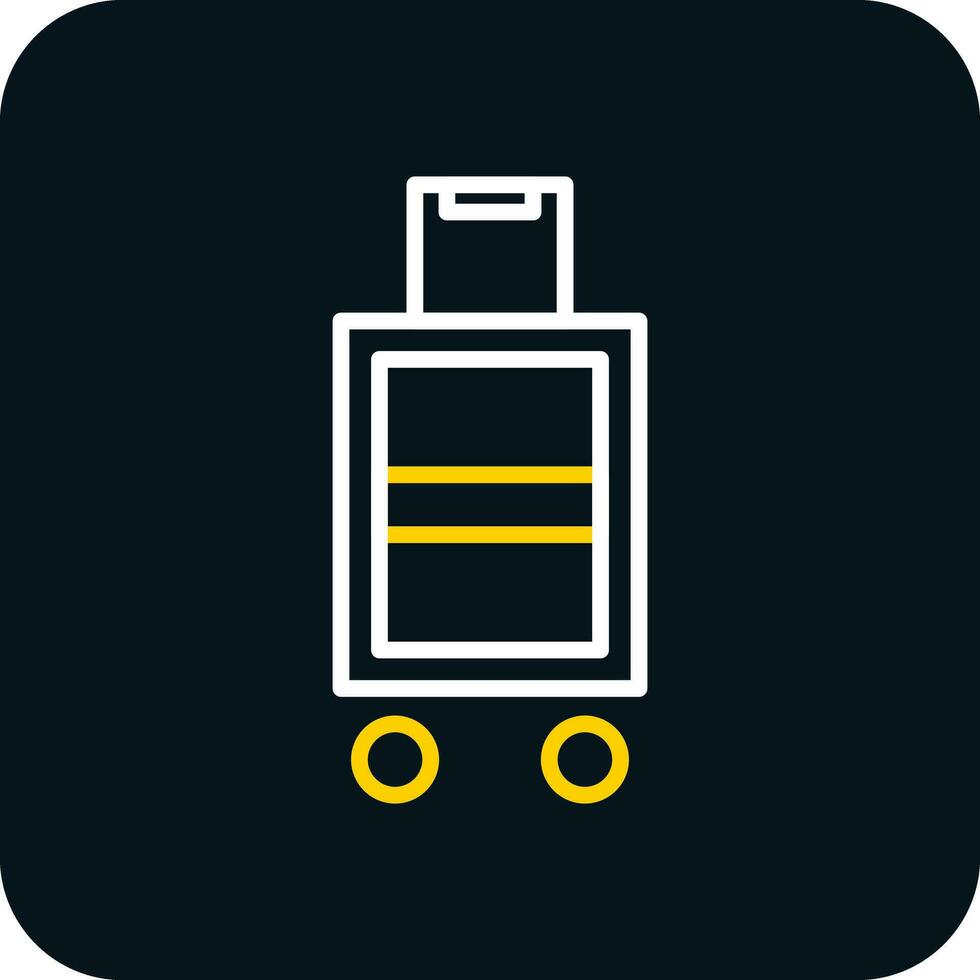 Luggage Vector Icon Design