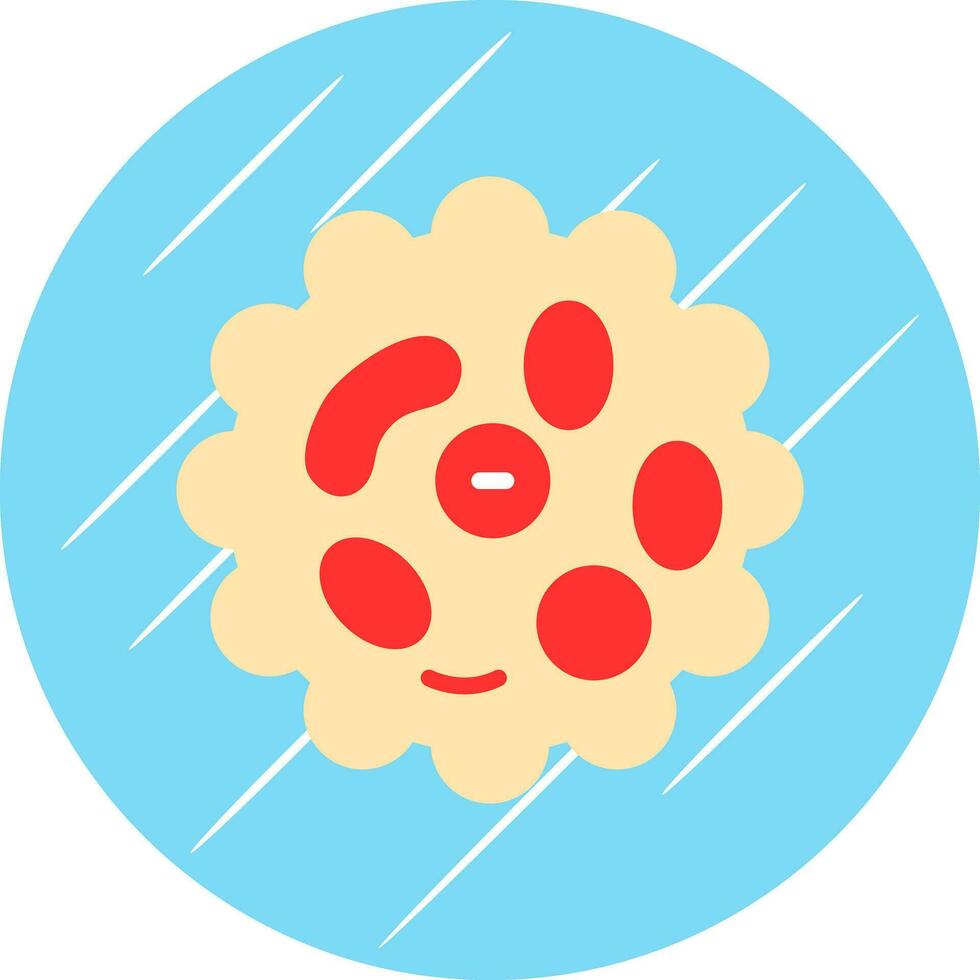 White blood cell Vector Icon Design