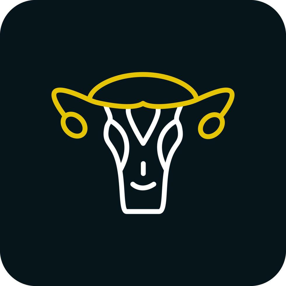 Uterus Vector Icon Design