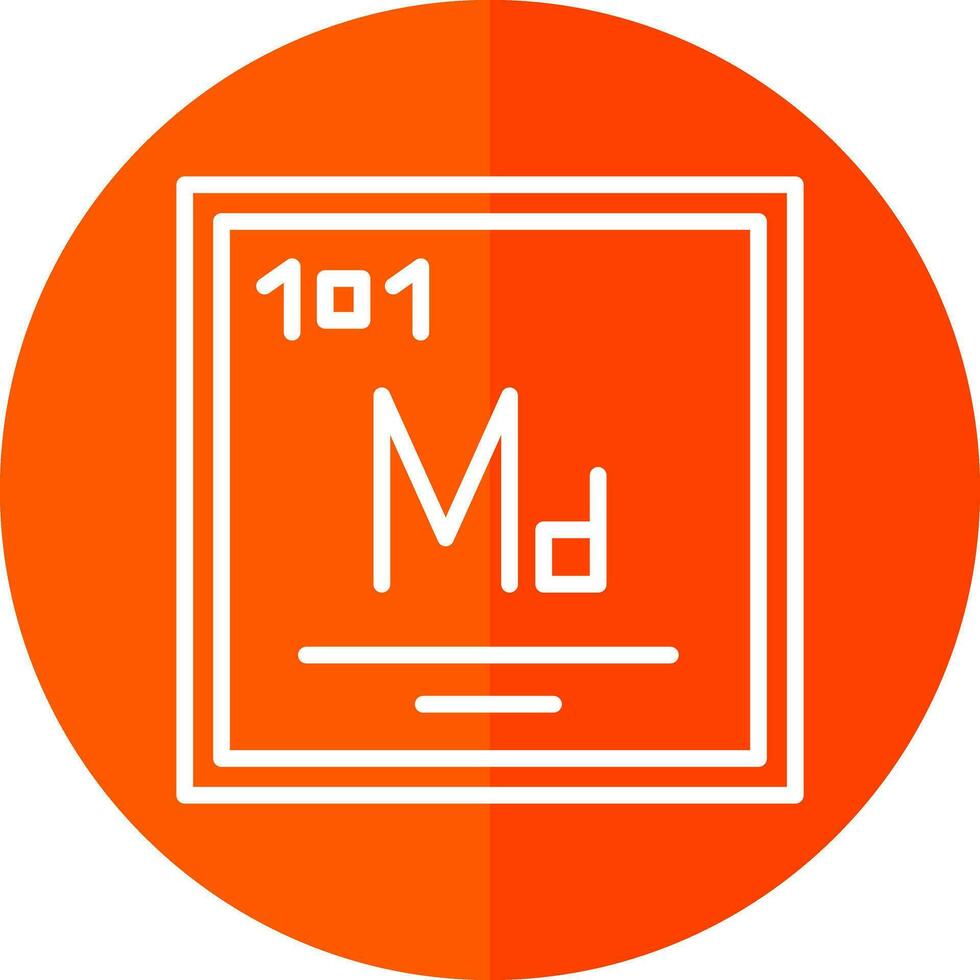 Mendelevium Vector Icon Design