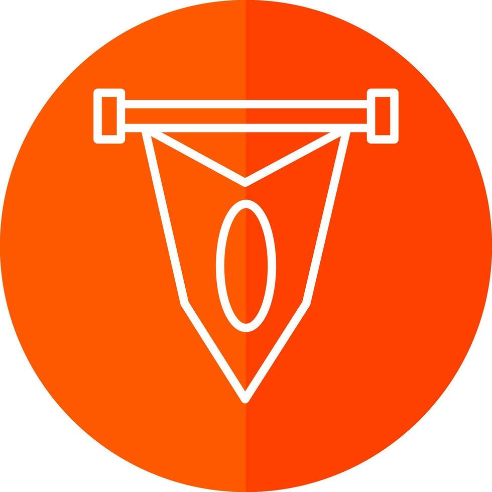 Pennant Vector Icon Design
