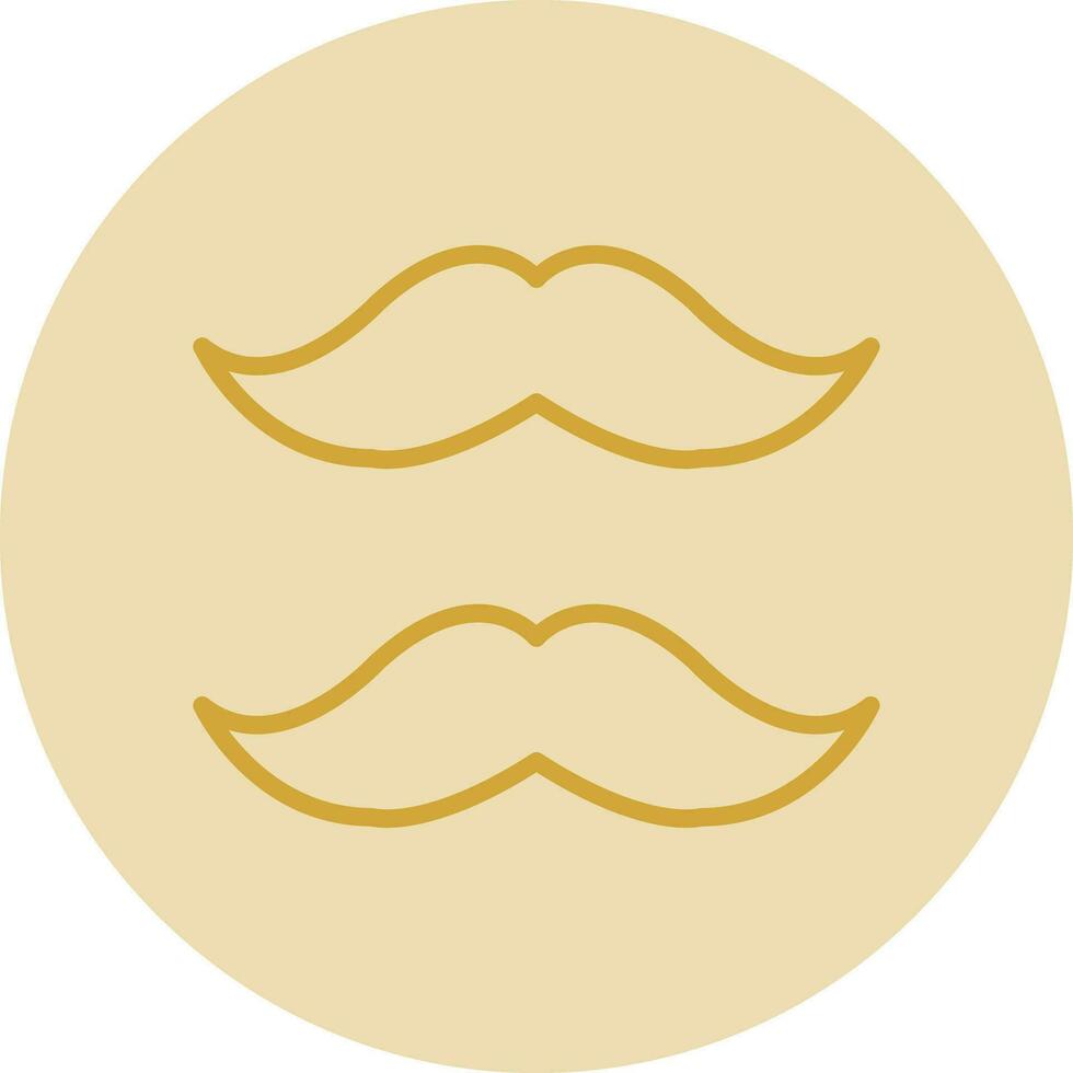 Moustache Vector Icon Design