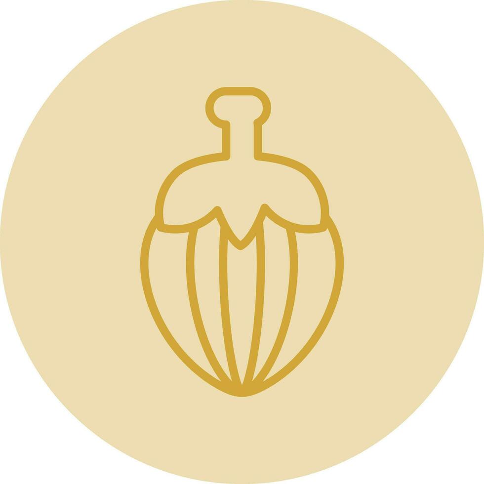 Hazelnut Vector Icon Design