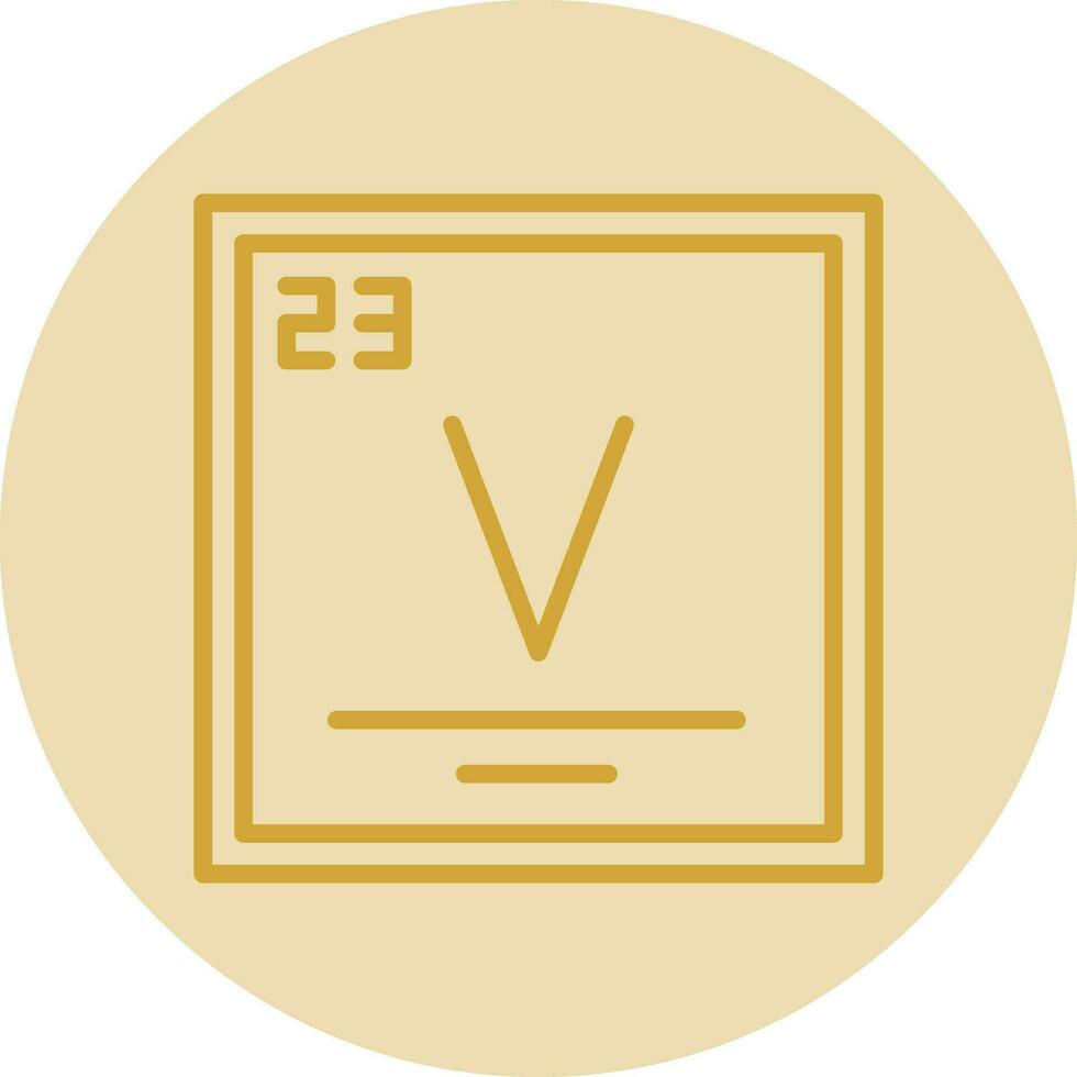 Vanadium Vector Icon Design