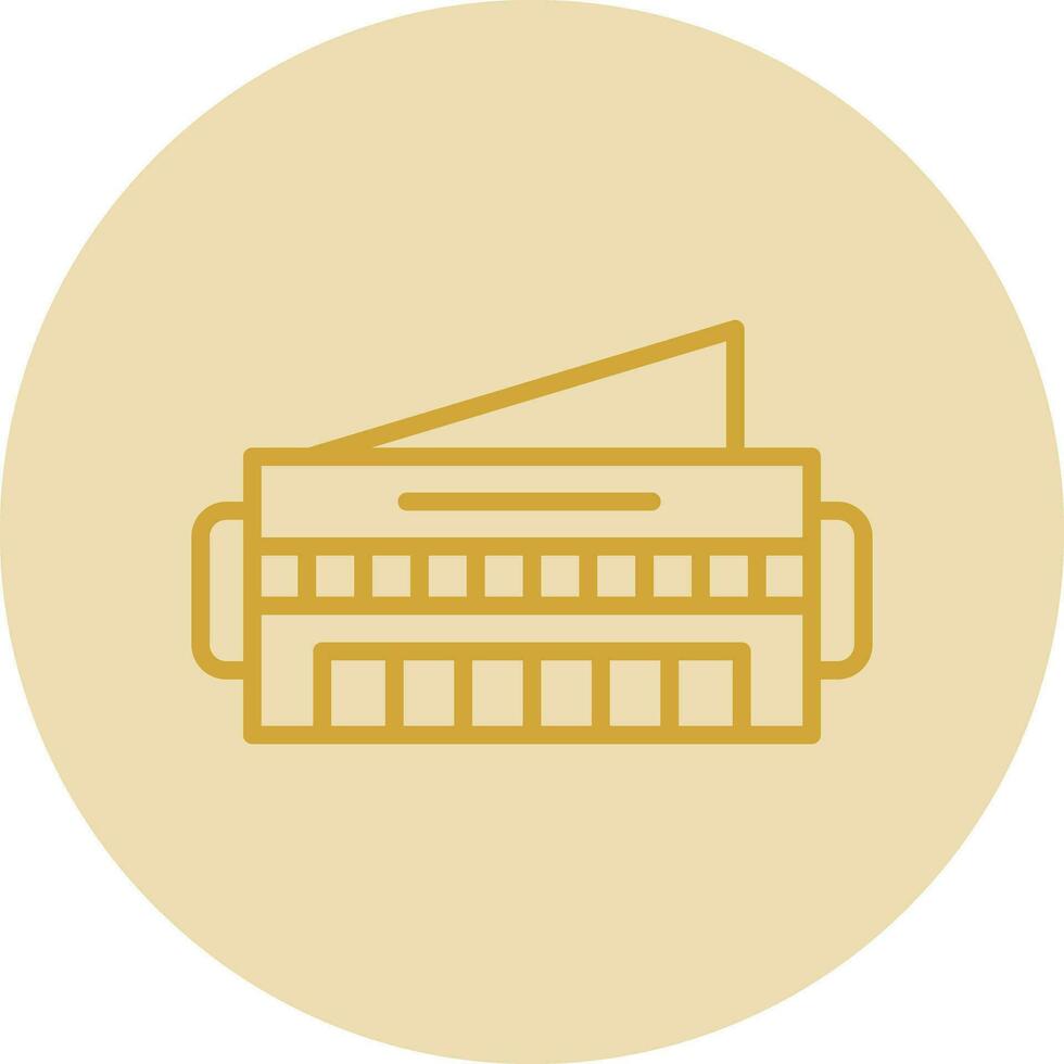 Harmonica Vector Icon Design