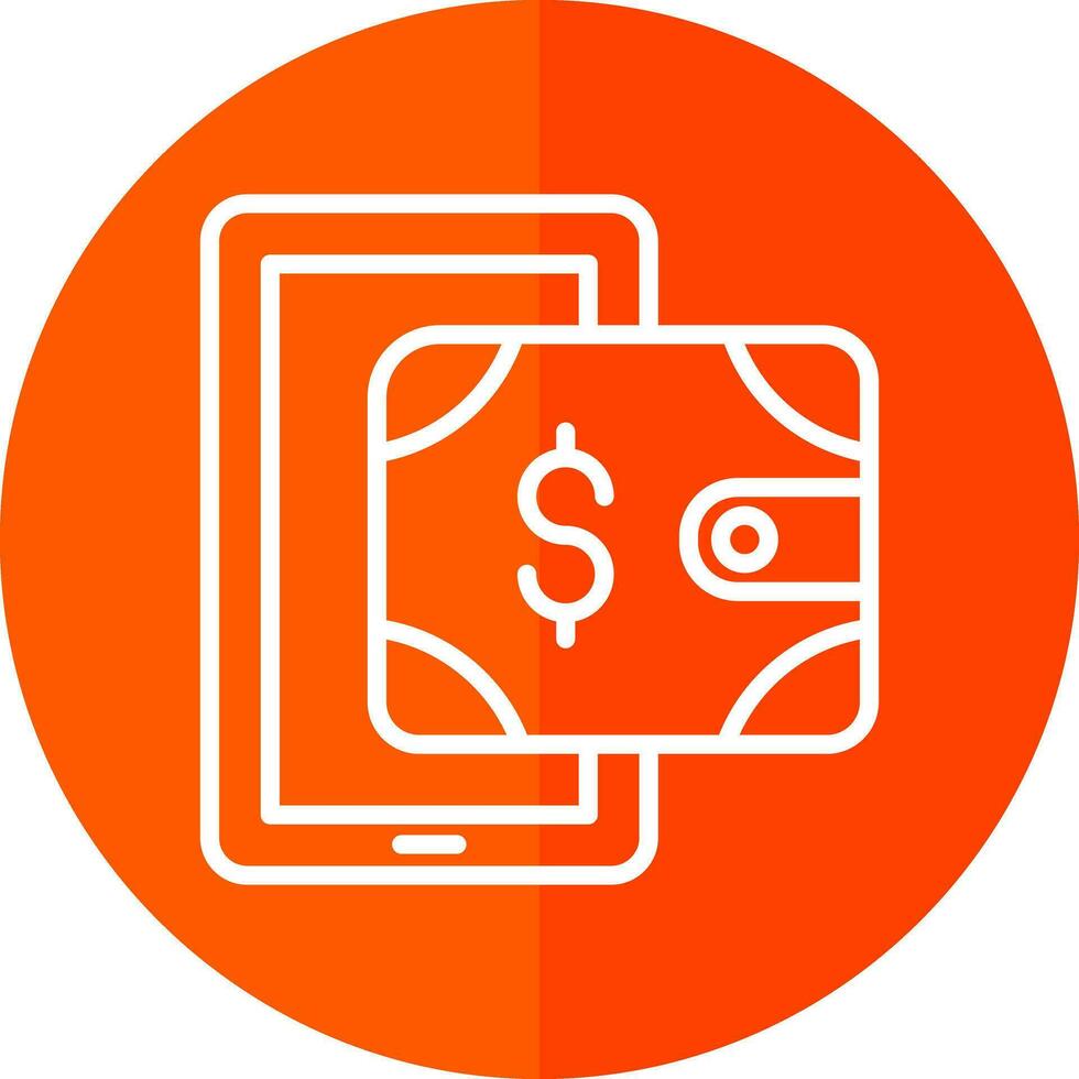 Digital wallet Vector Icon Design