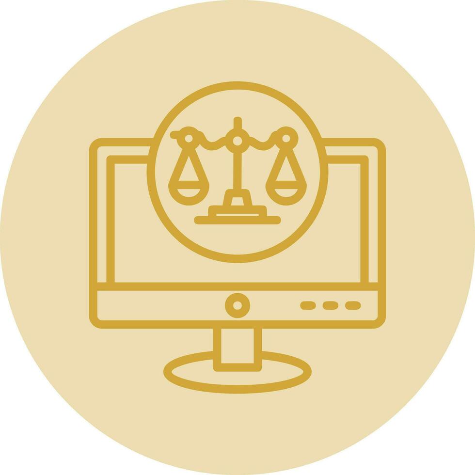 legal vector icono diseño