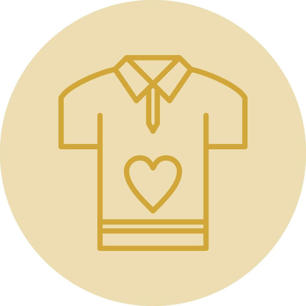 diseño de icono de vector de camisa