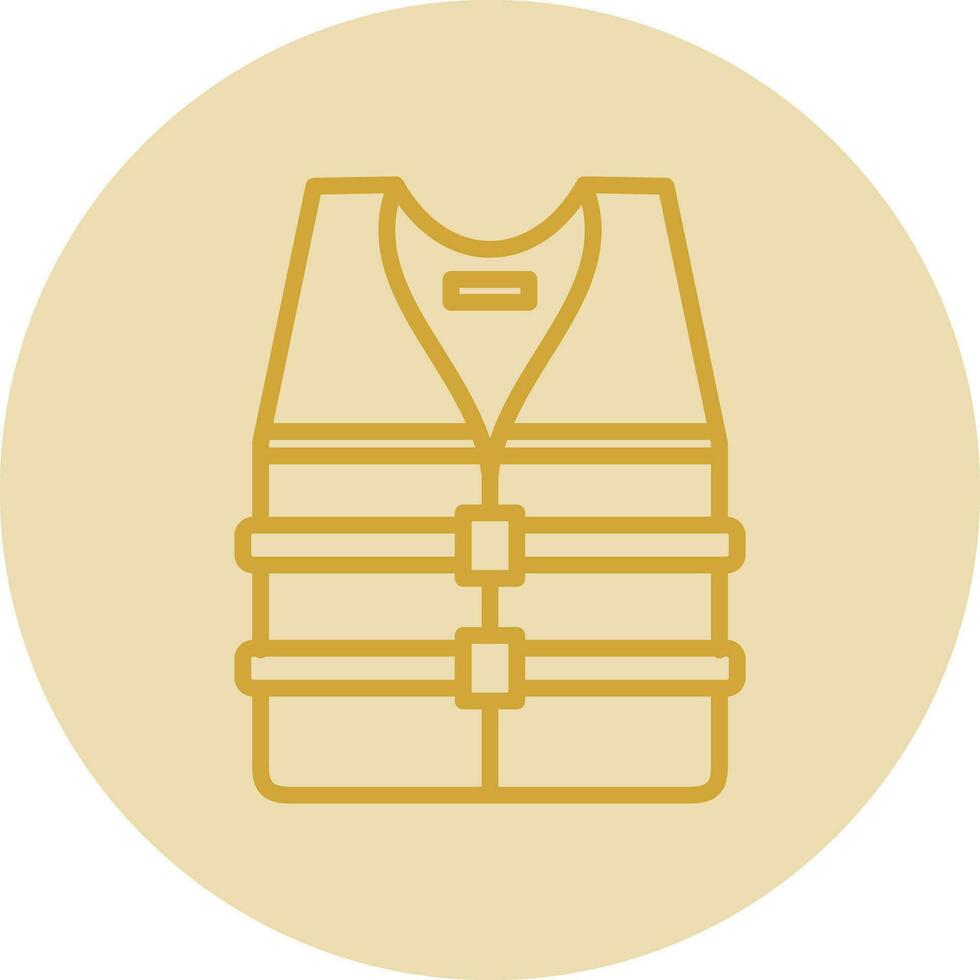 Life jacket Vector Icon Design