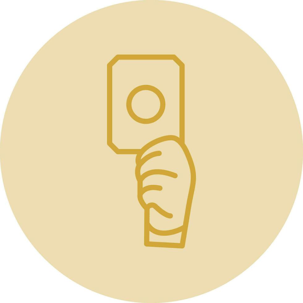Red card Vector Icon Design