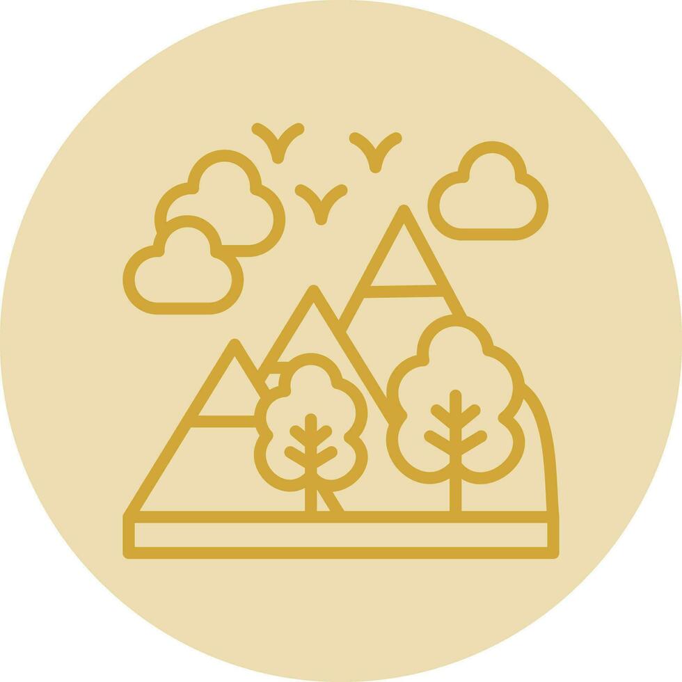 Alps Vector Icon Design