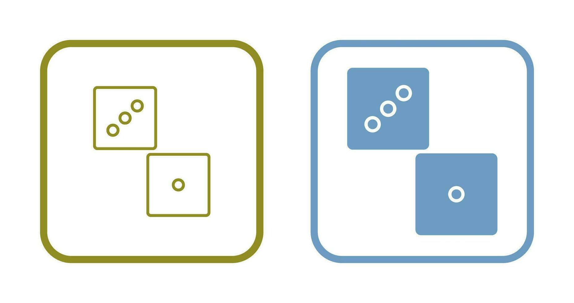 Unique Dice Vector Icon