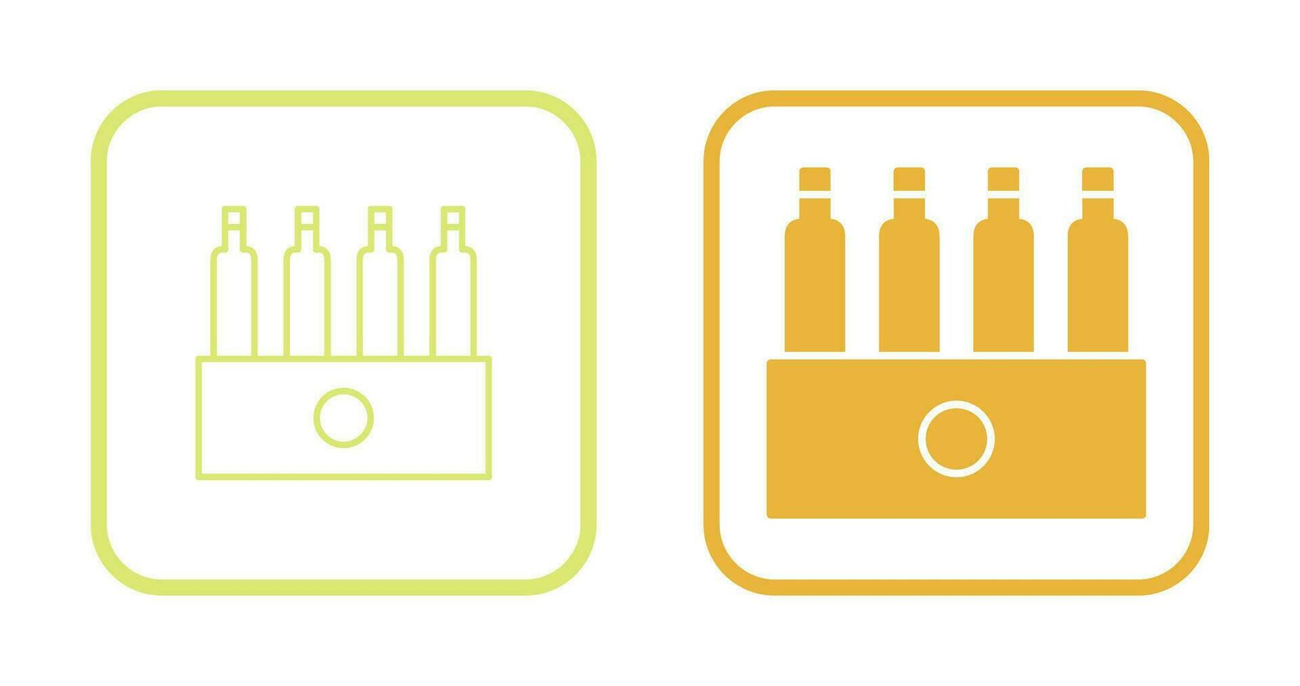 Unique Pack of Beers Vector Icon