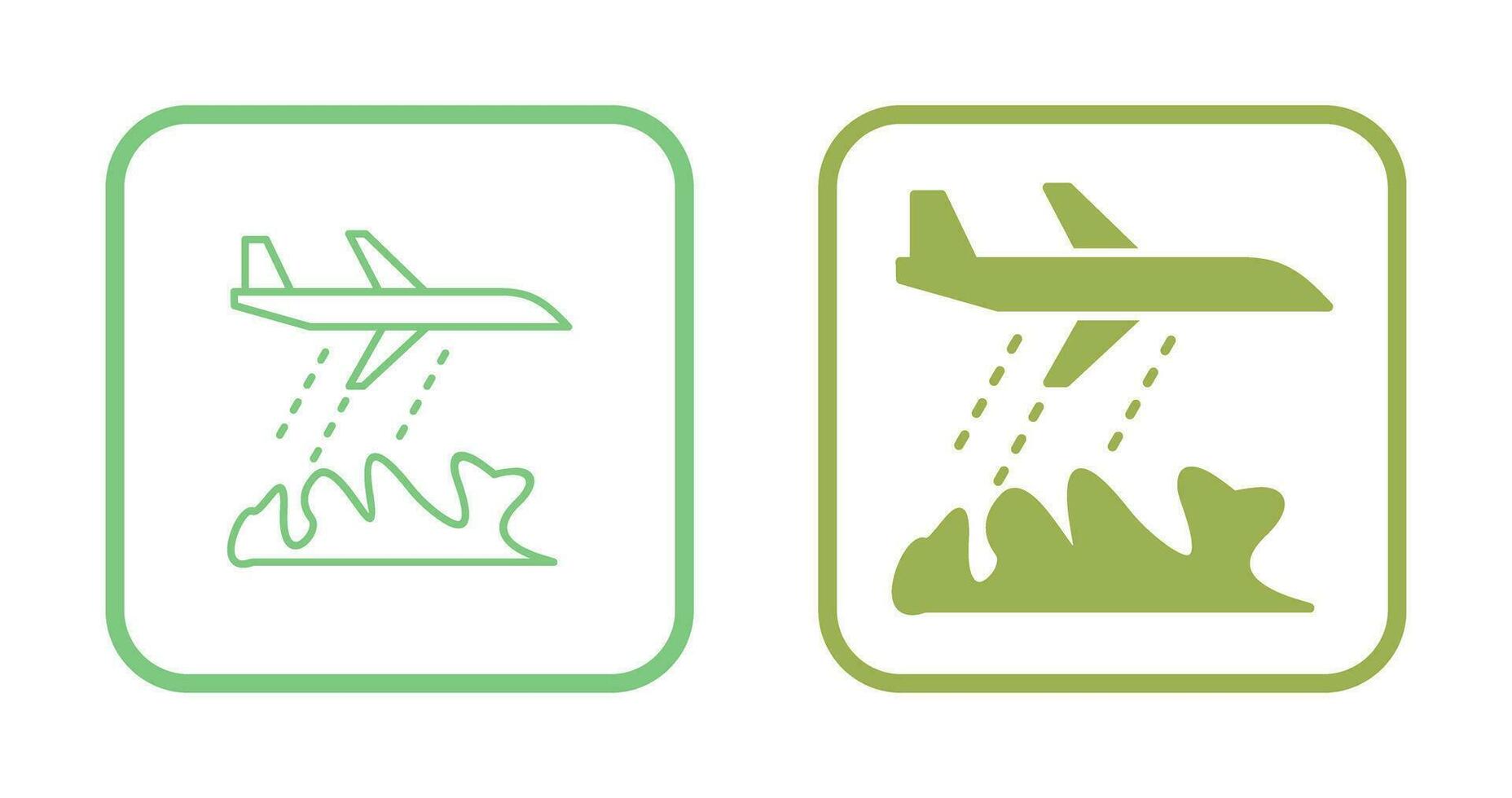 Unique Firefighter Plane Vector Icon