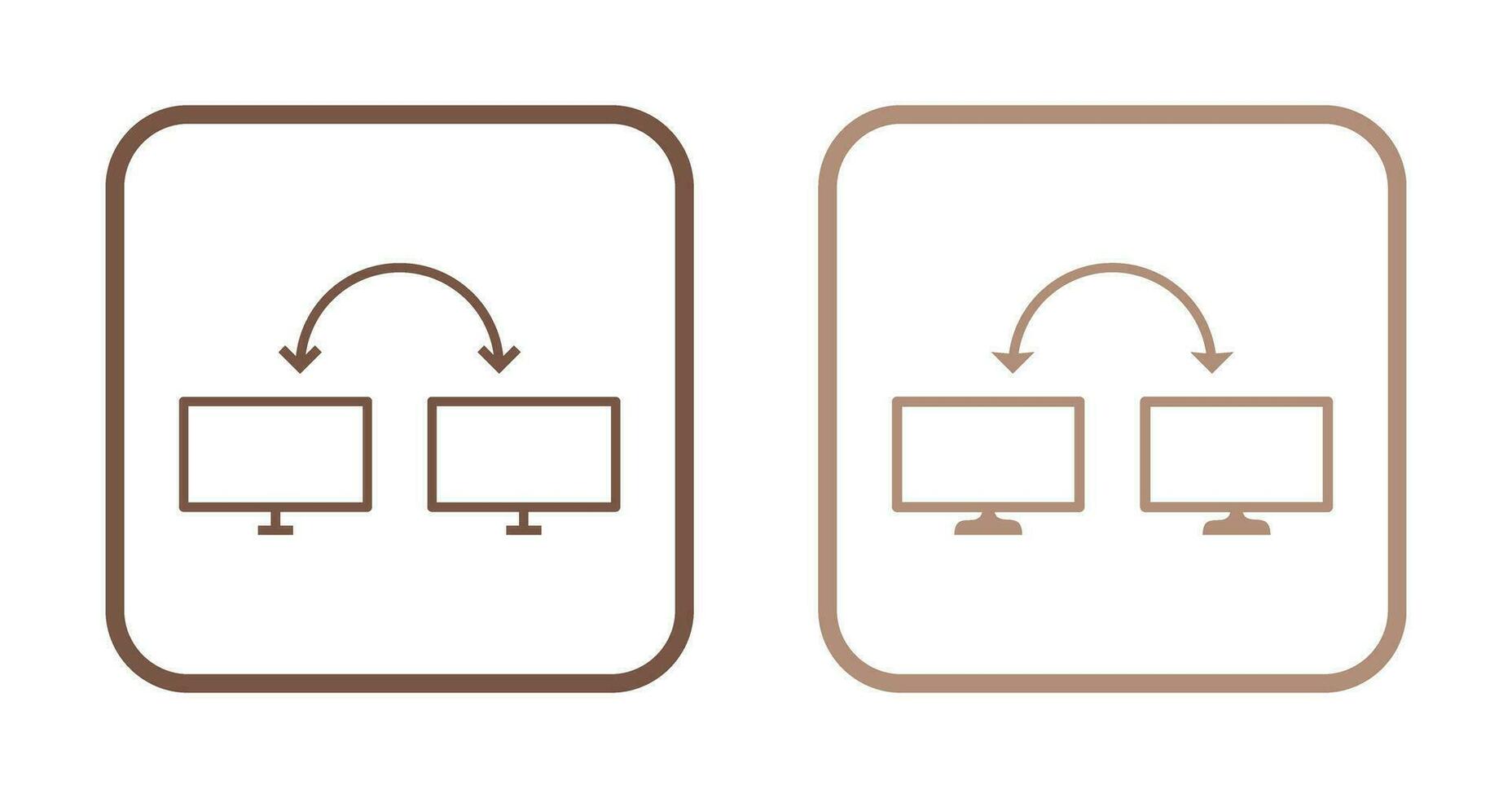 Unique Connected Systems Vector Icon