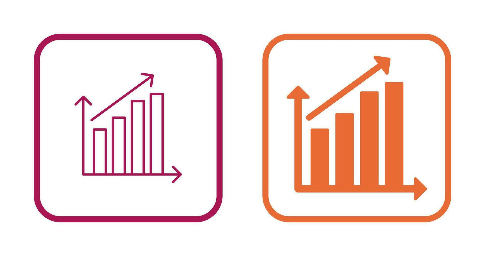 Rising Statistics Vector Icon