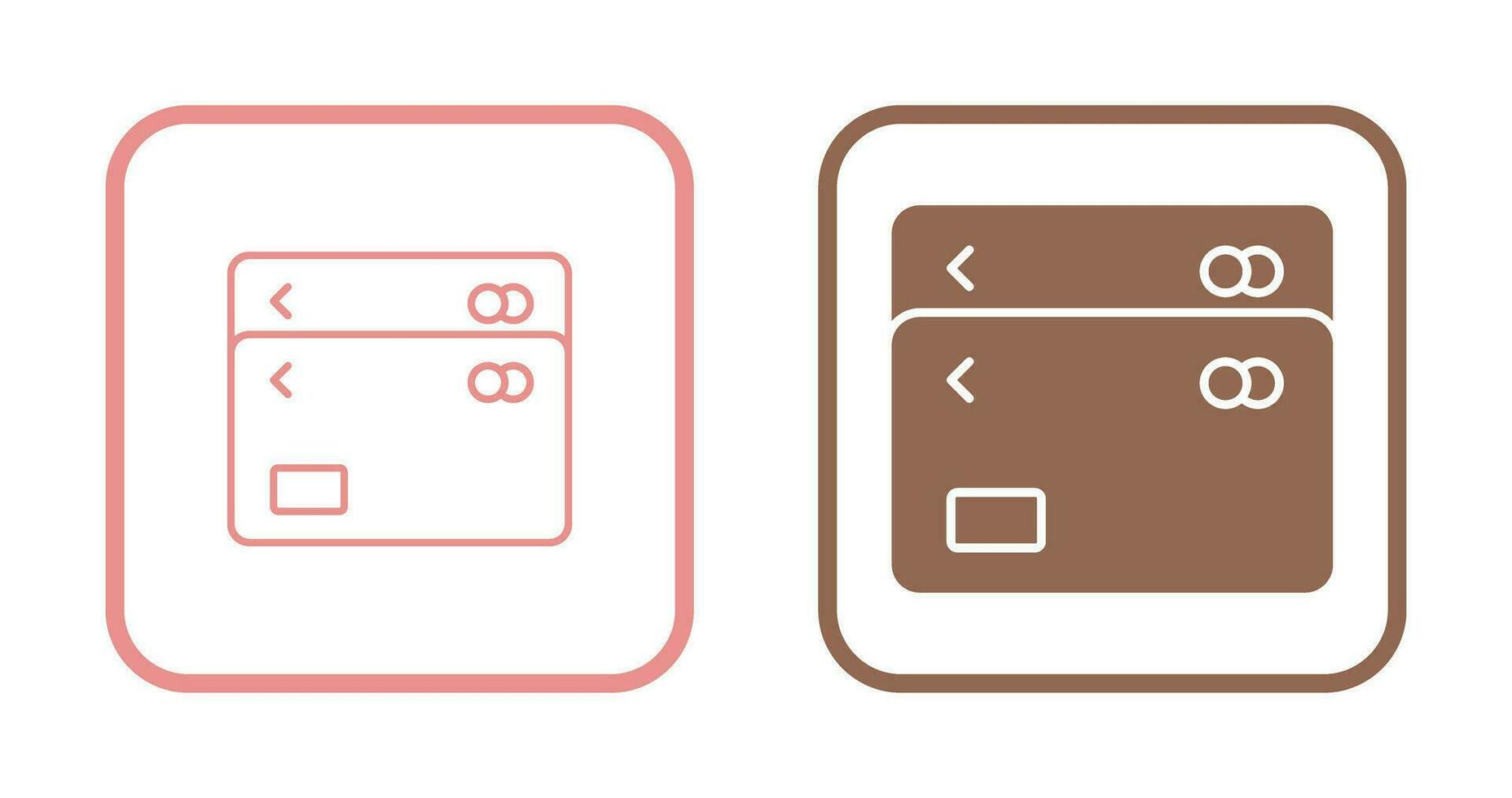 Unique Multiple Cards Vector Icon