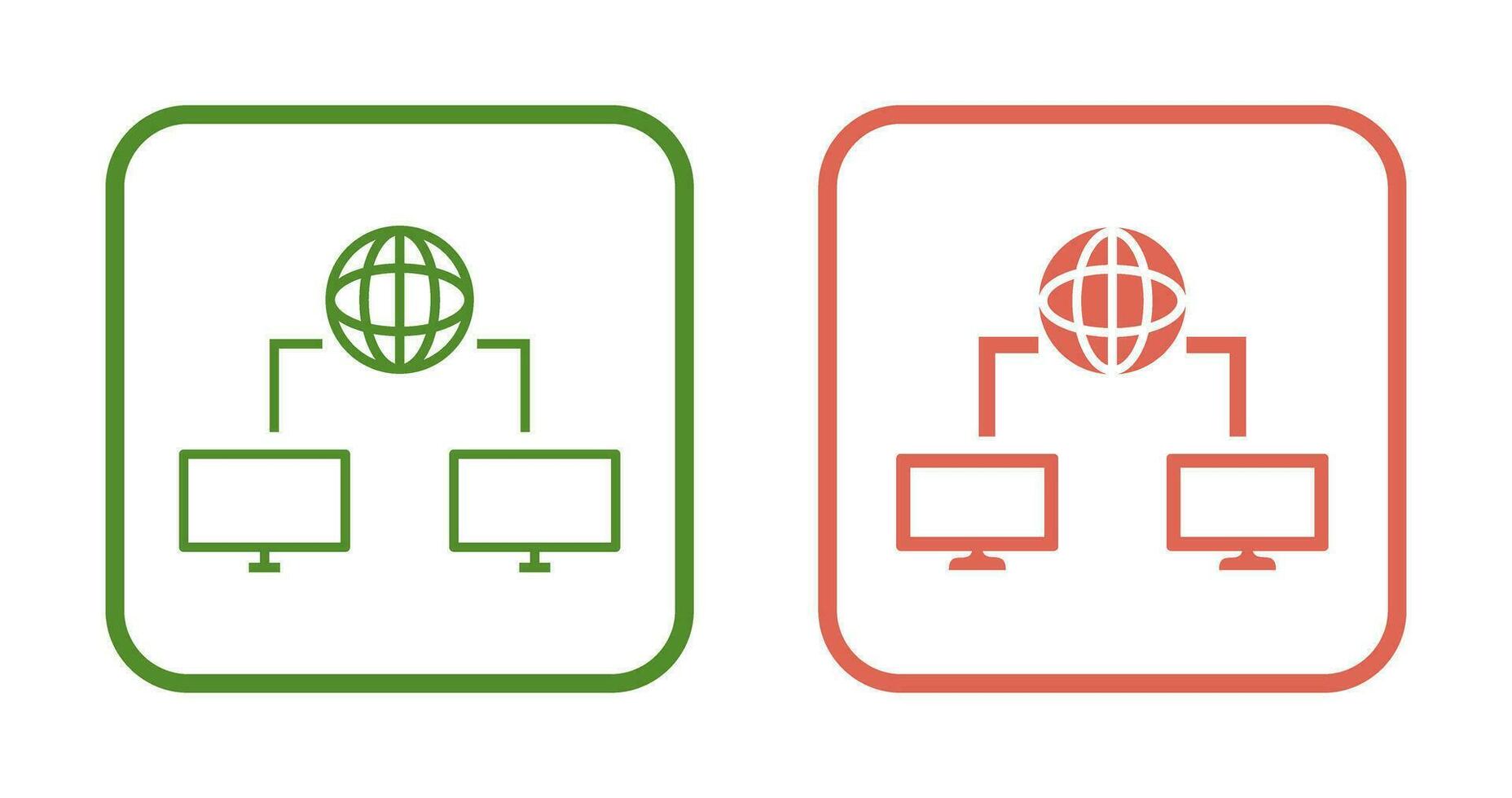 Unique Internet Connectivity Vector Icon