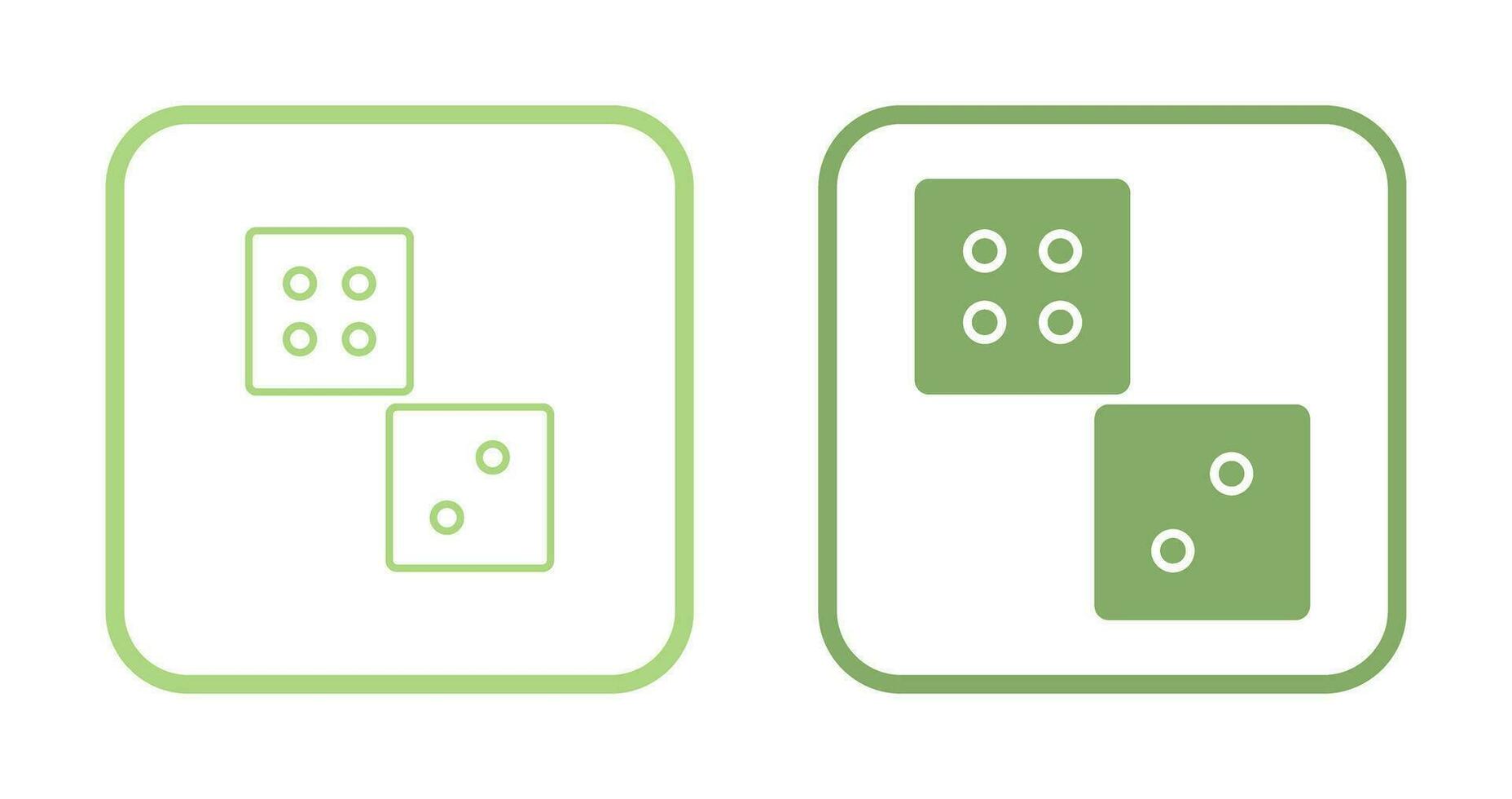Unique Dice Vector Icon