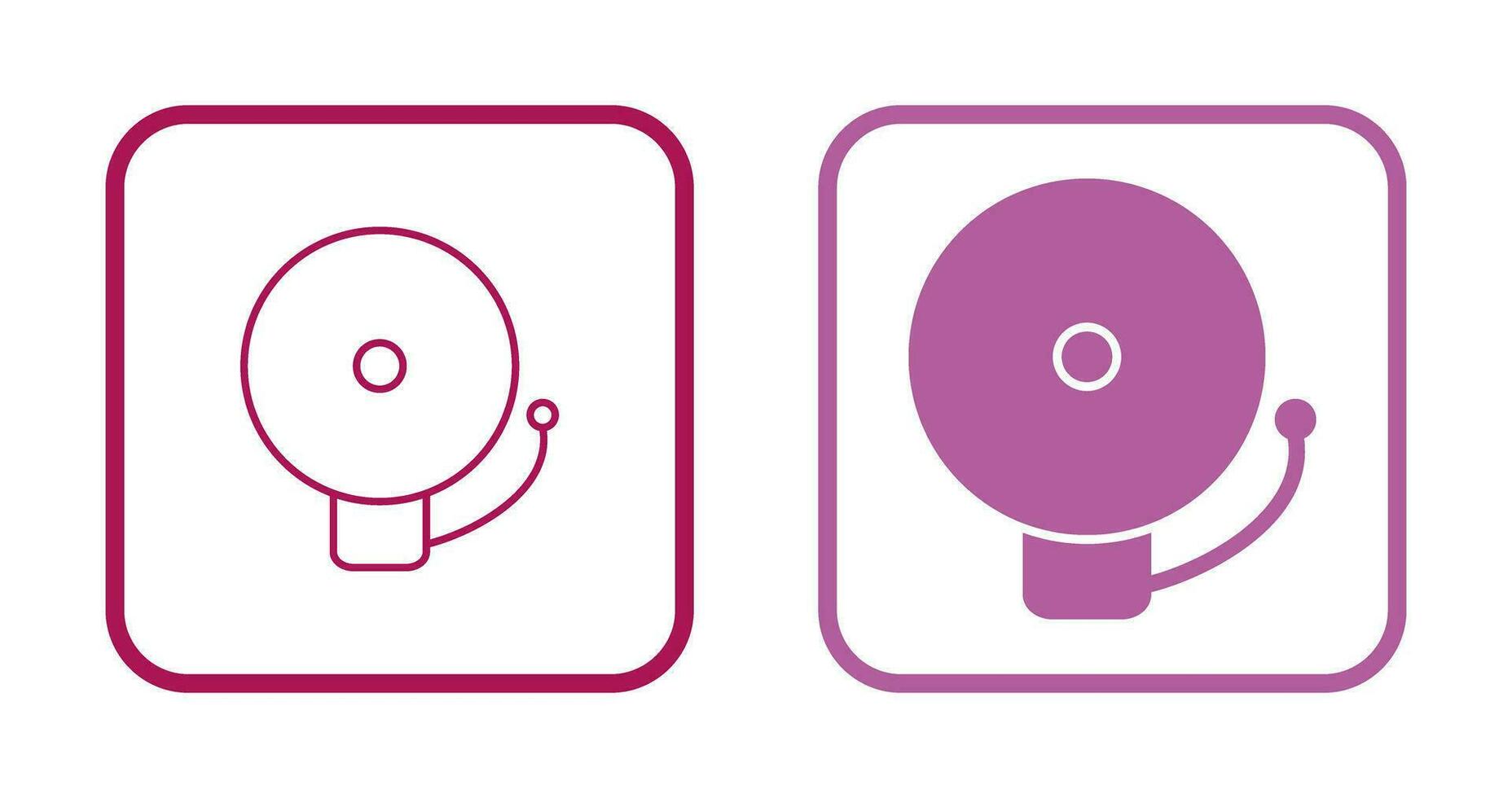 Unique Alarm Vector Icon