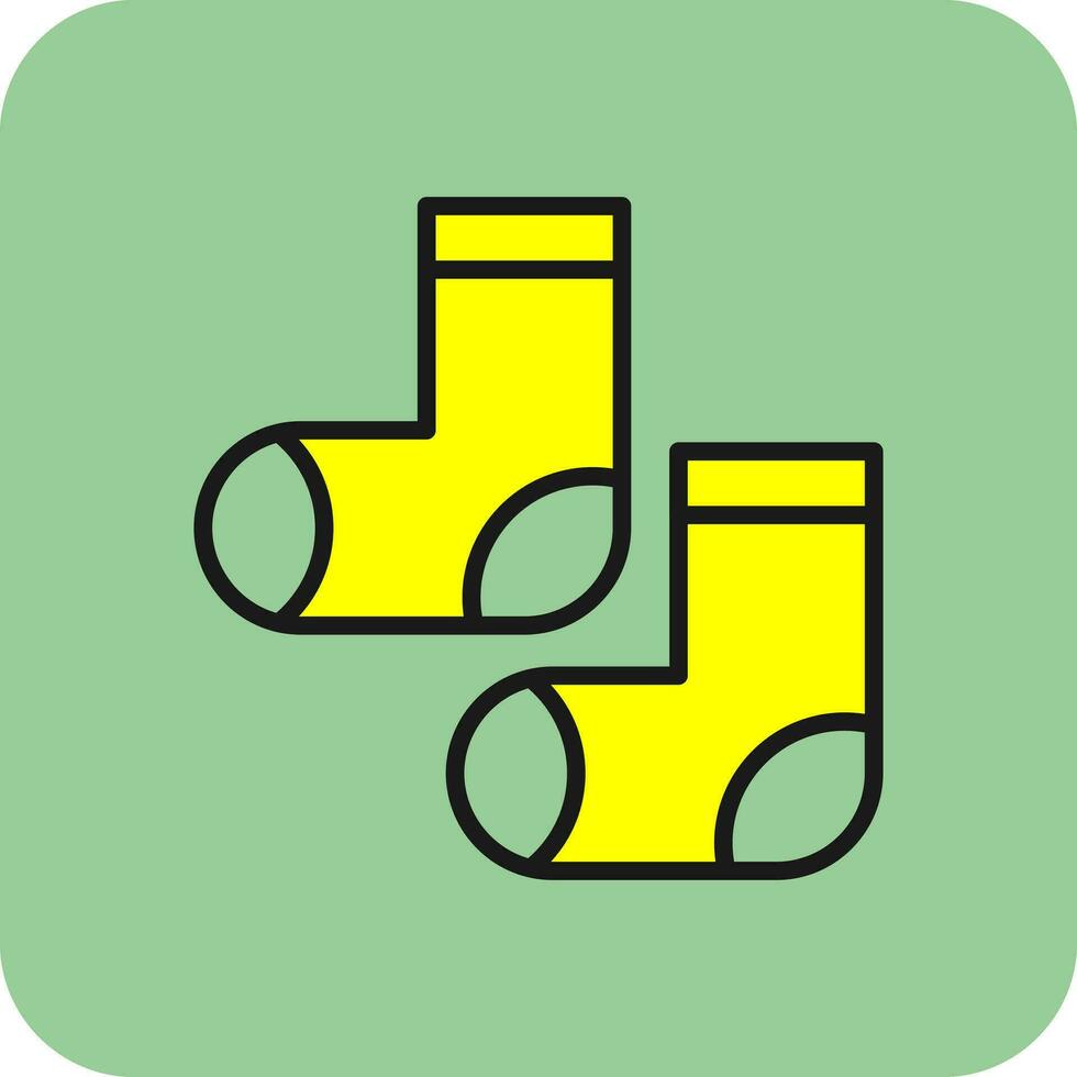 Socks Vector Icon Design