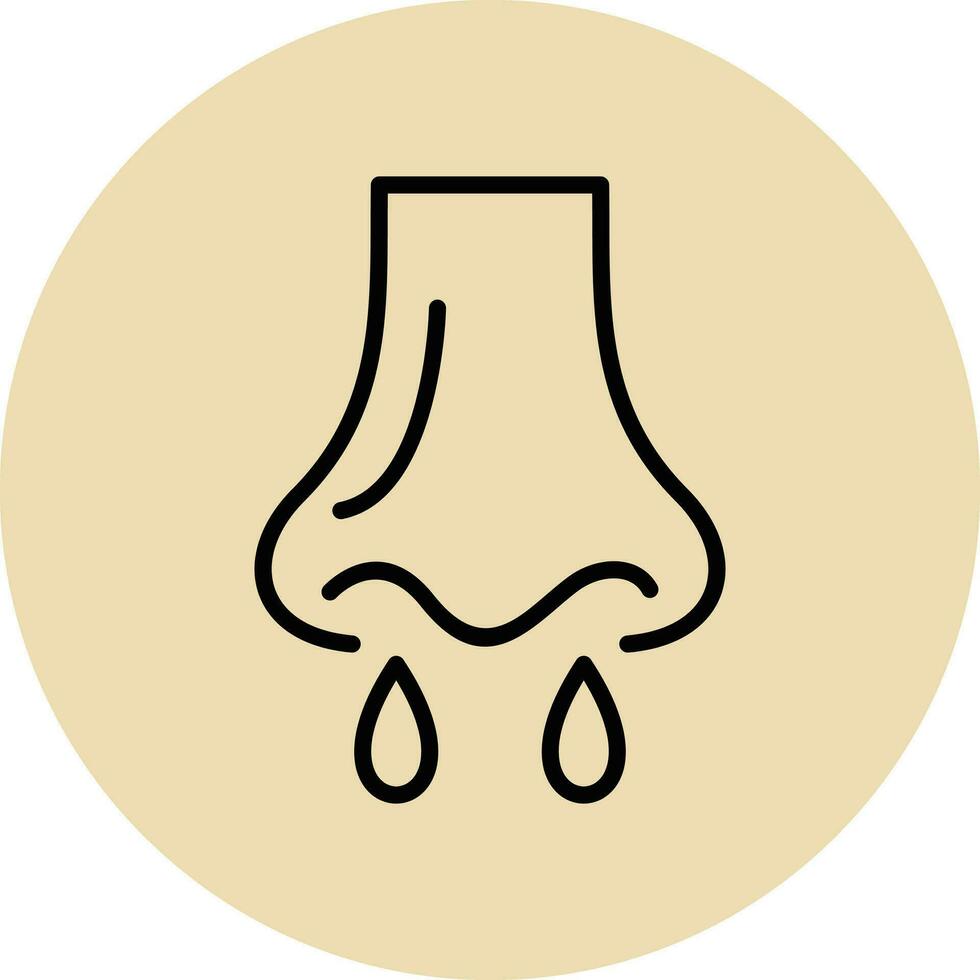 Nose Vector Icon Design