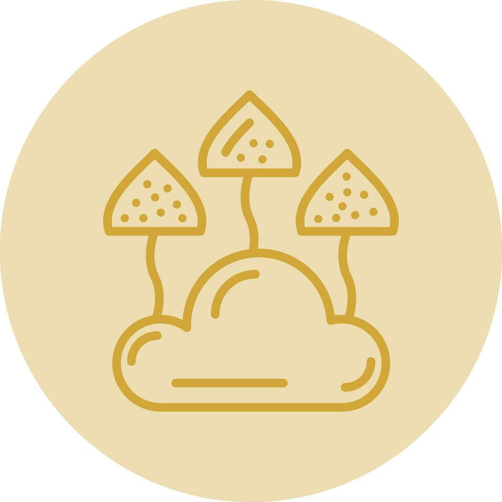 Fungus Vector Icon Design