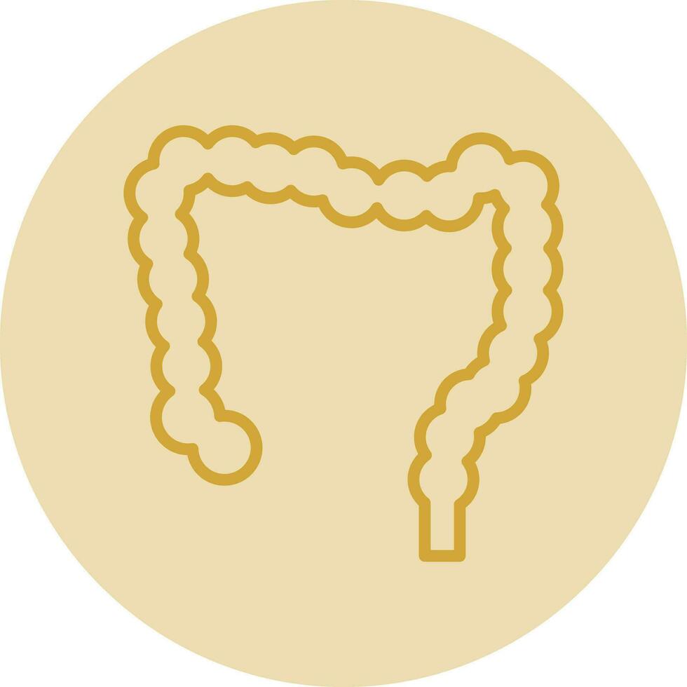 Large intestine Vector Icon Design