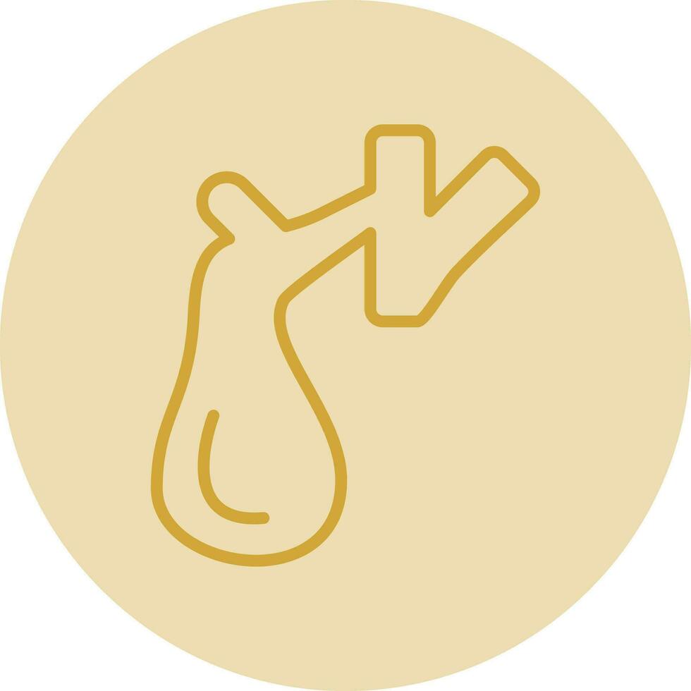 Gallbladder Vector Icon Design