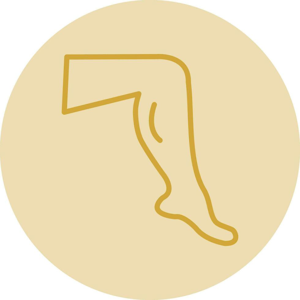 Leg Vector Icon Design