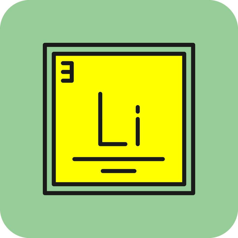Lithium Vector Icon Design
