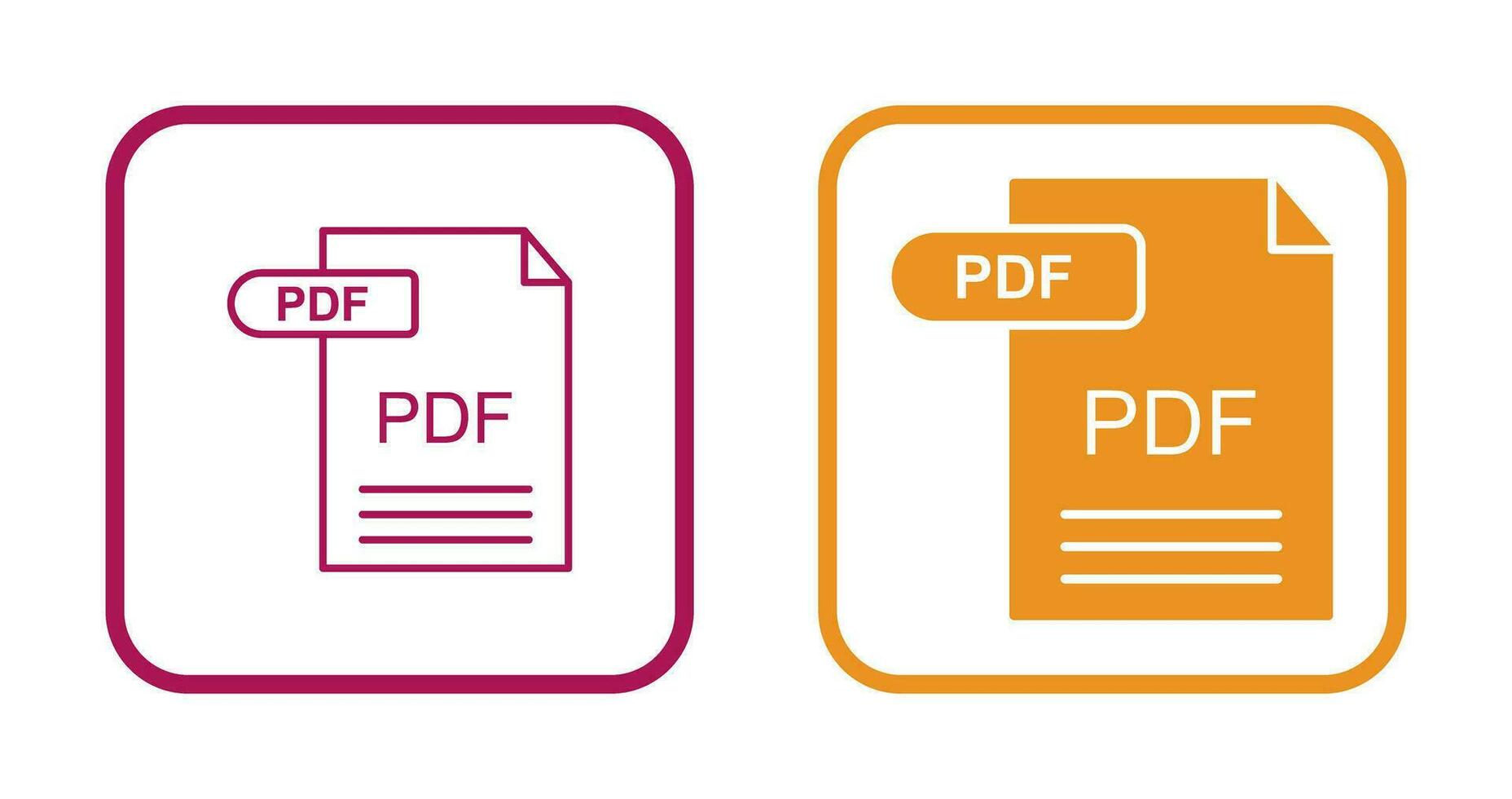 PDF Vector Icon