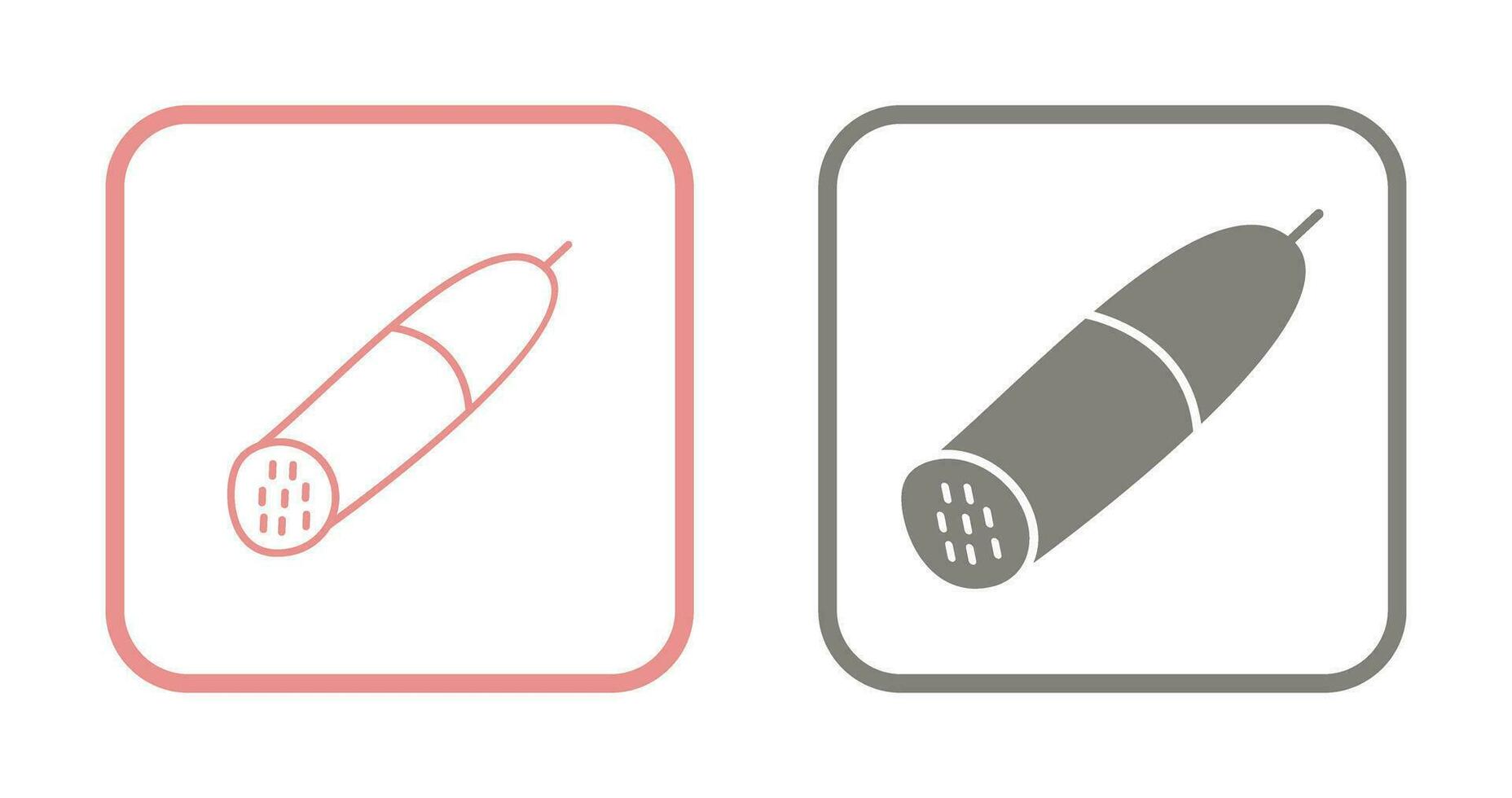 Salami Vector Icon
