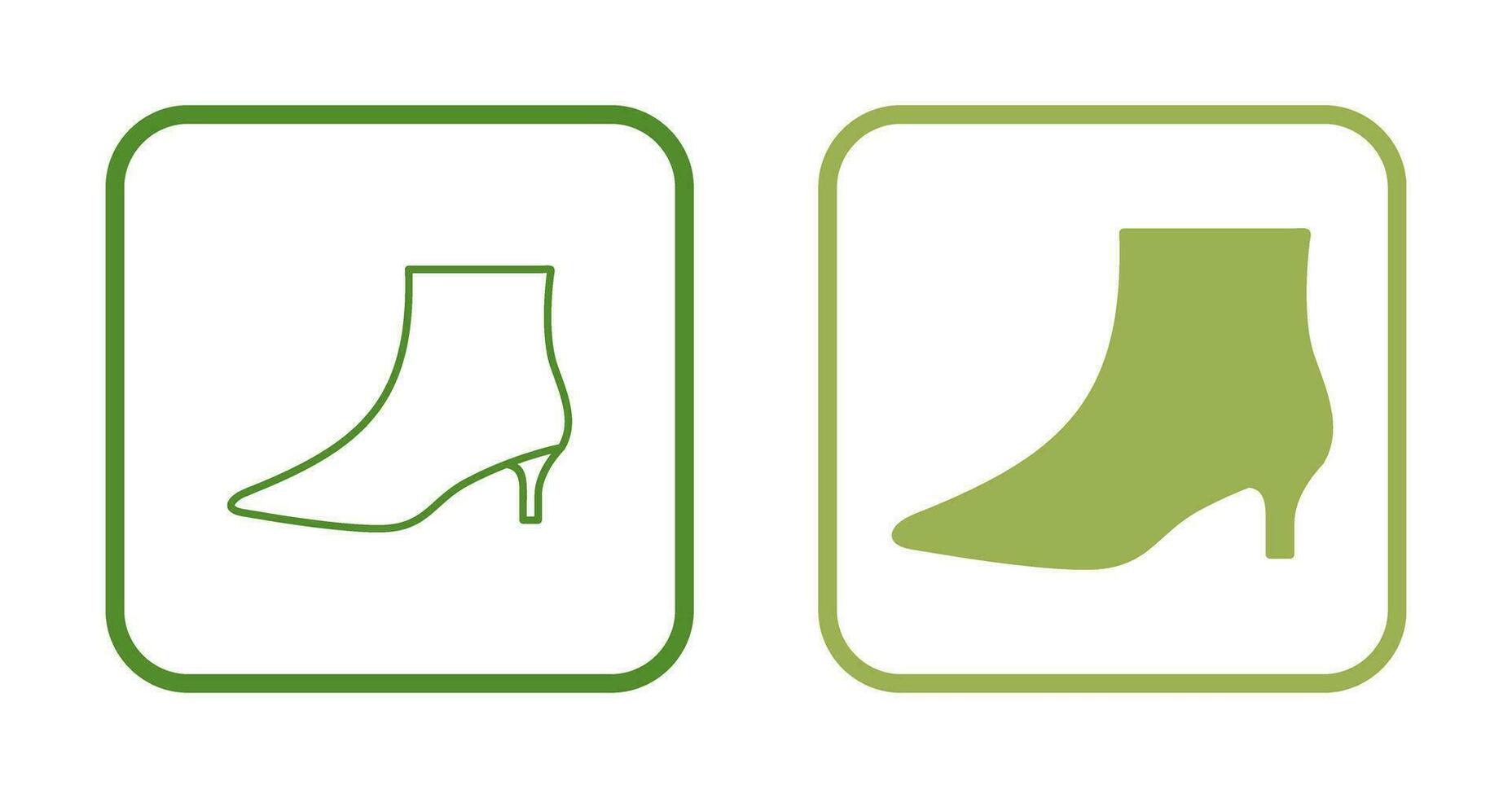 Boots with Heels Vector Icon