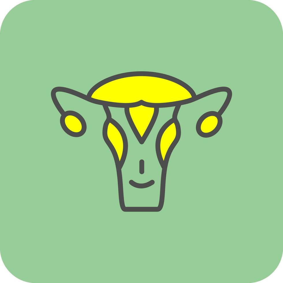 Uterus Vector Icon Design