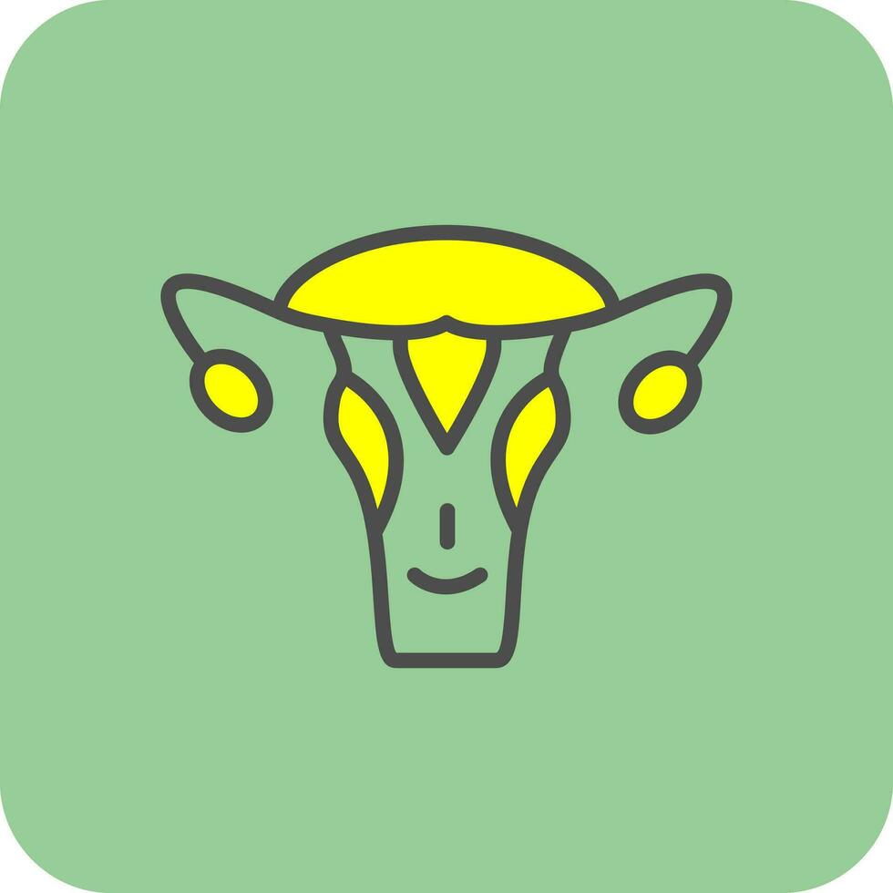 Uterus Vector Icon Design