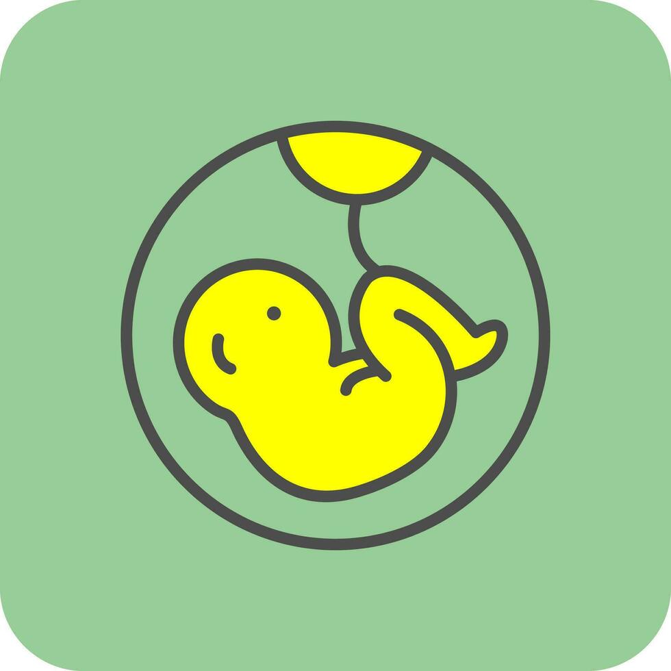 Embryo Vector Icon Design
