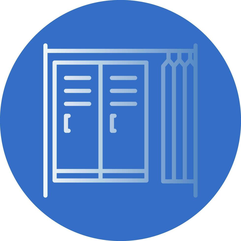 Changing room Vector Icon Design